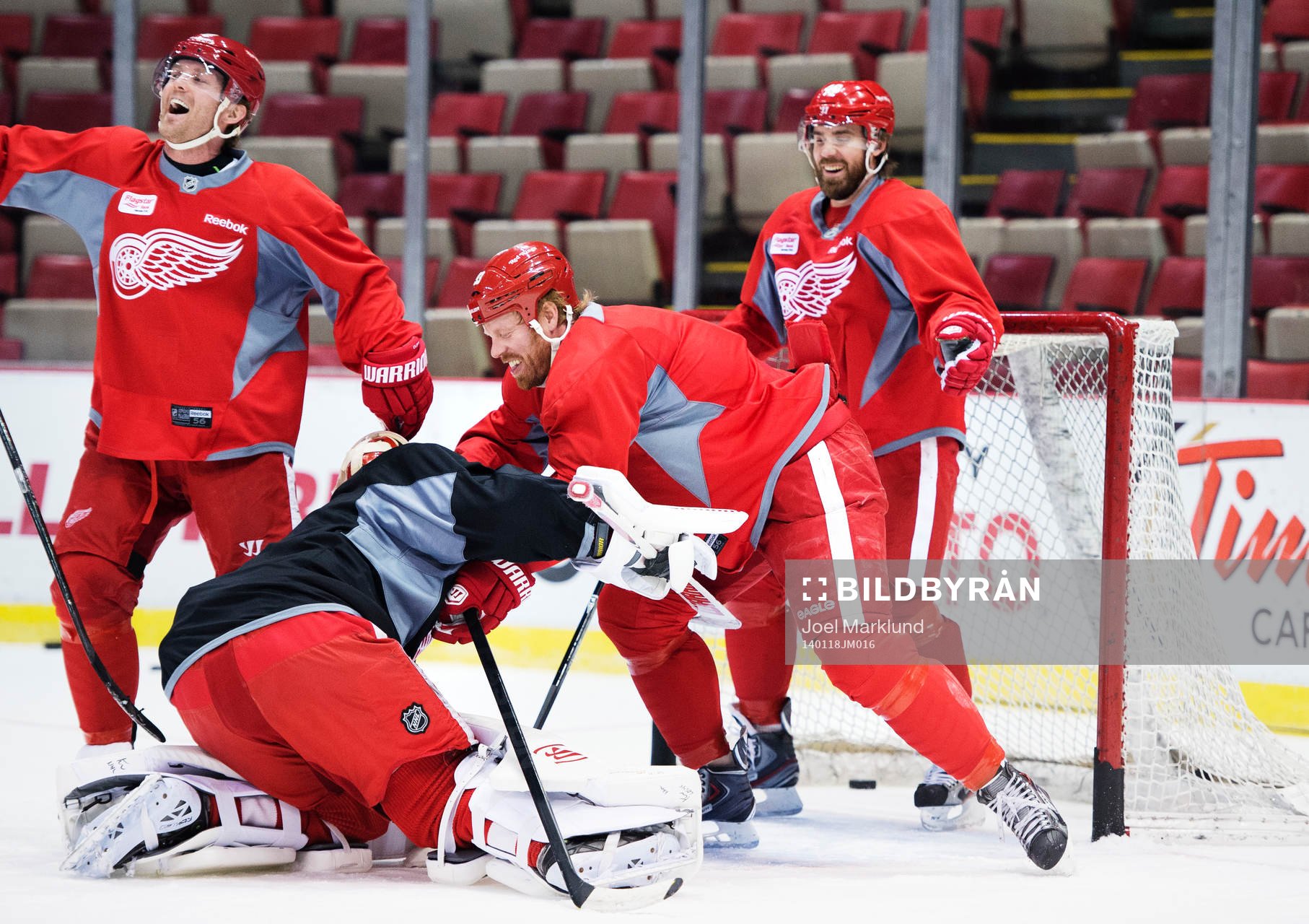 Daniel Cleary, Johan Franzén och Henrik Zetterberg