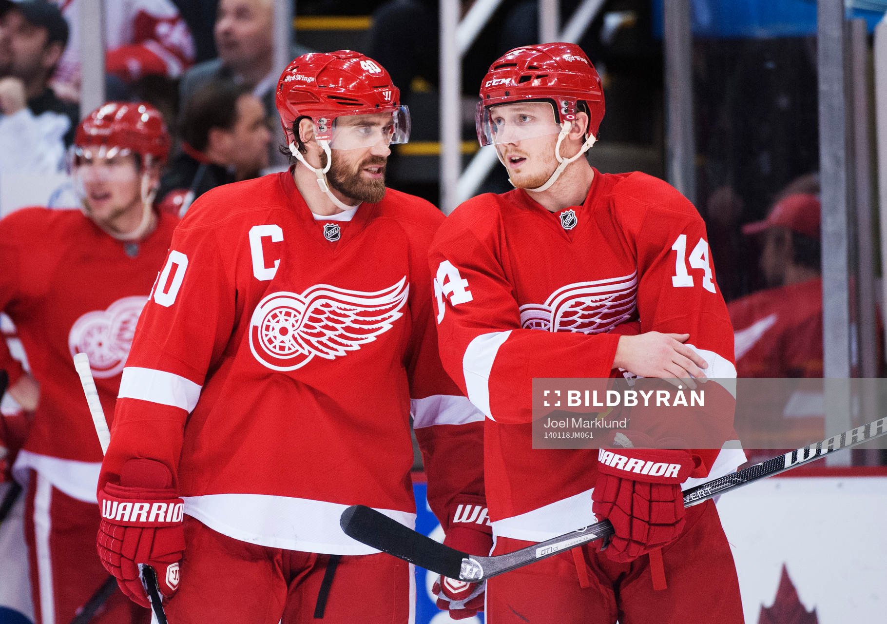 Detroits Henrik Zetterberg och Gustav Nyquist