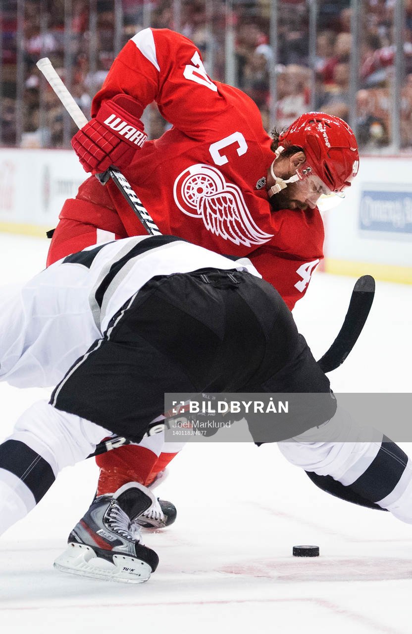 Detroits Henrik Zetterberg tekar