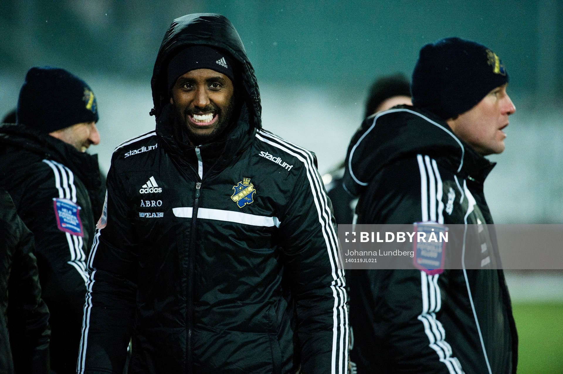  AIKs Henok Goitom under en träningsmatch i fotboll mellan Vasalund och AIK  den 19 januari 20134 i Stockholm.