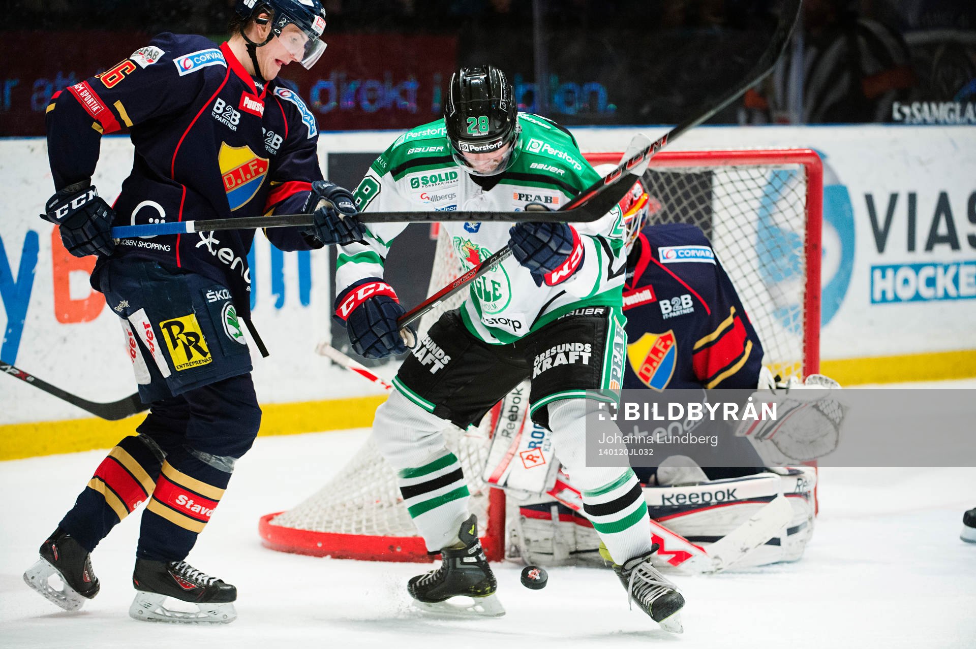 Djurgårdens Philip Holm  och Rögles Joachim Nermark