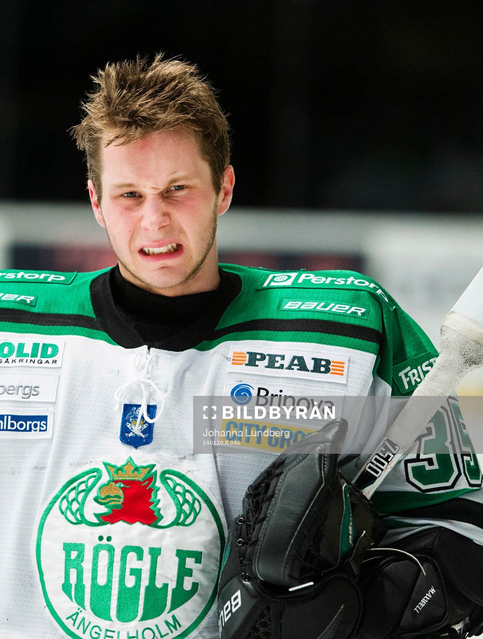 Rögles målvakt Brandon Maxwell