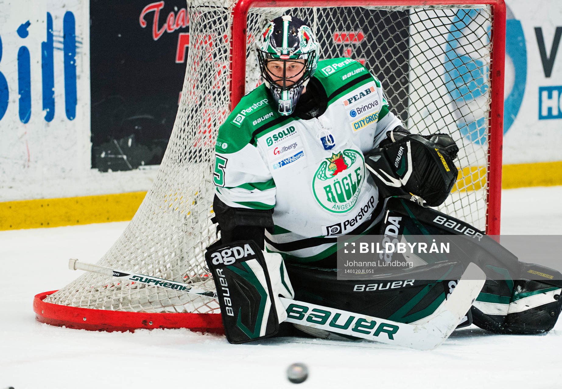 Rögles målvakt Brandon Maxwell