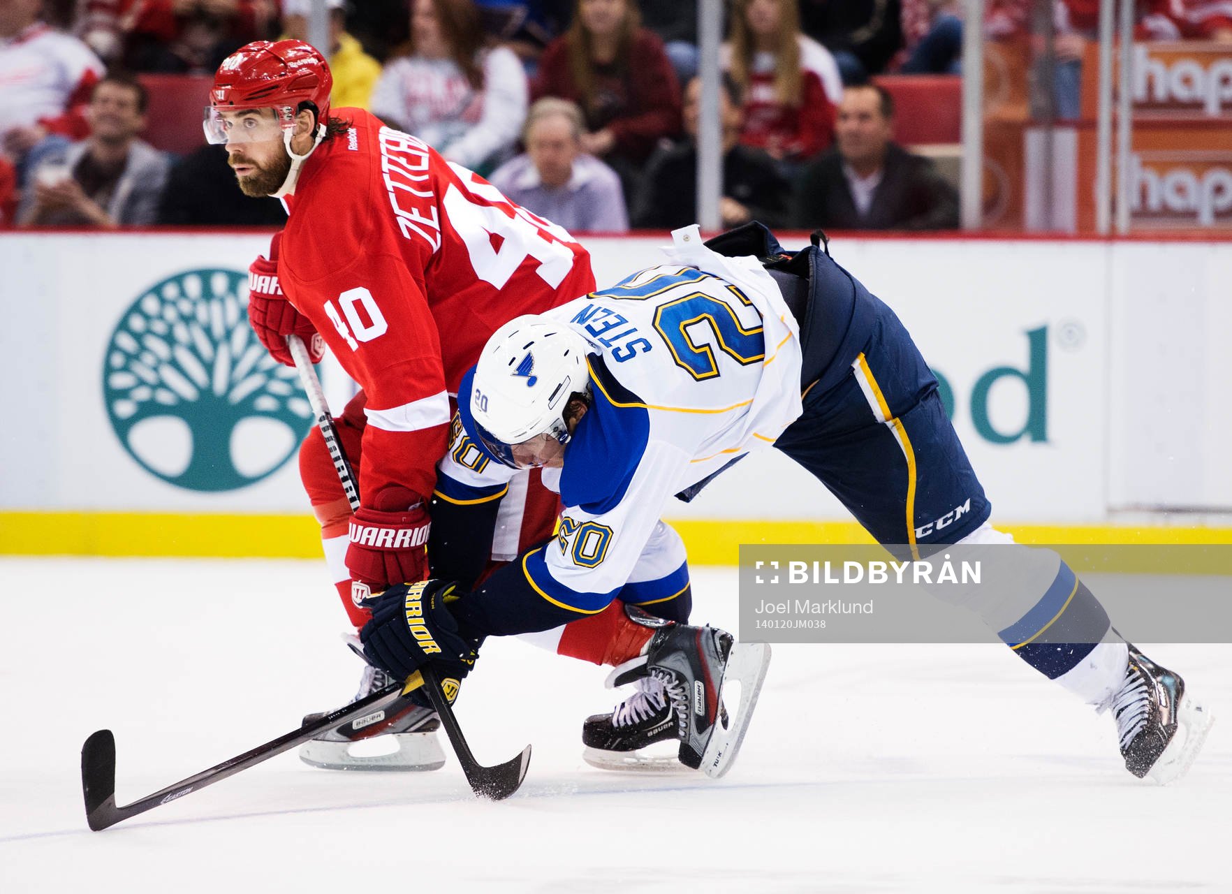 Detroits Henrik Zetterberg och St Louis Alexander Steen
