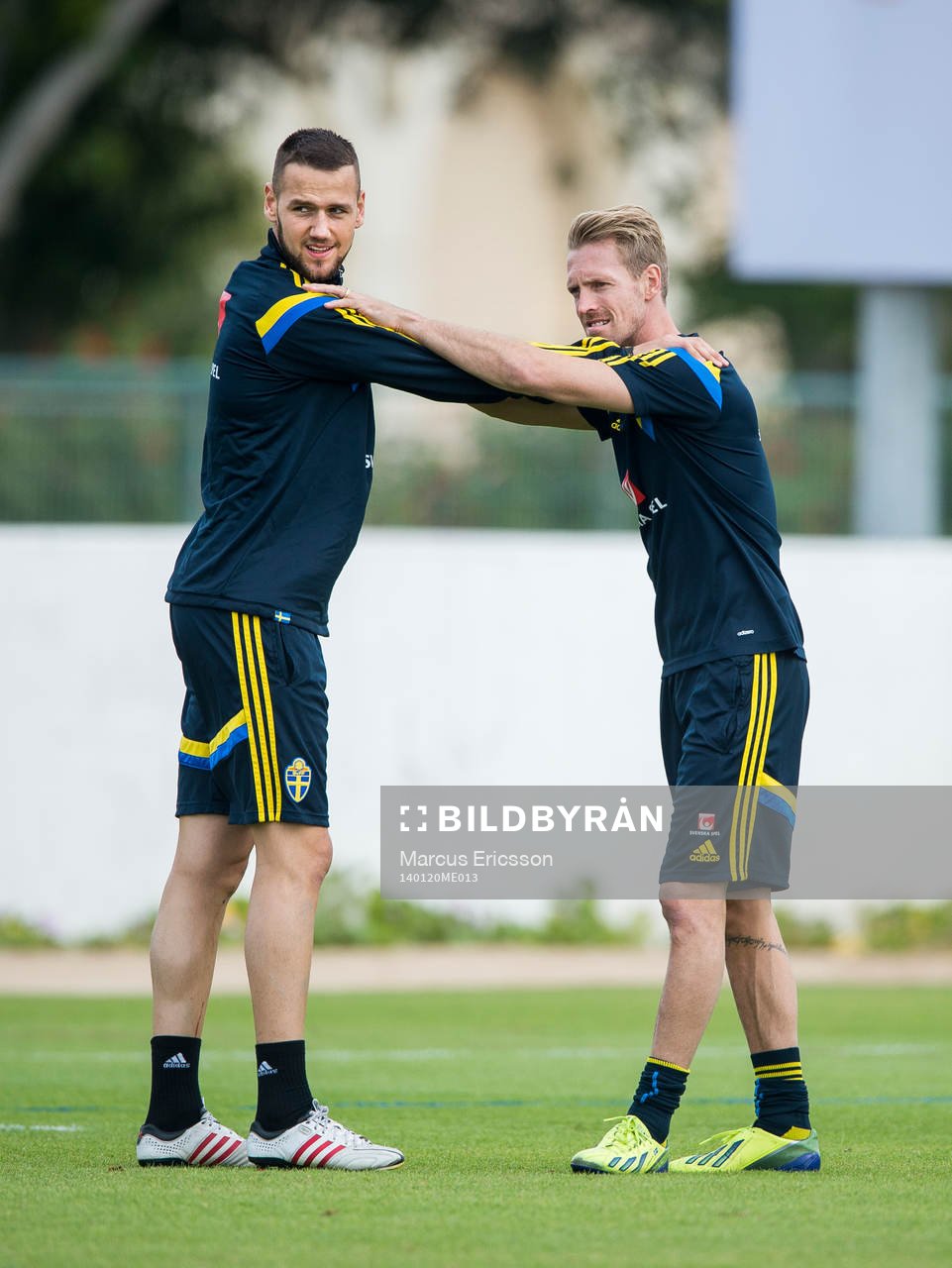 Alexander Milosevic och Christian Wilhelmsson