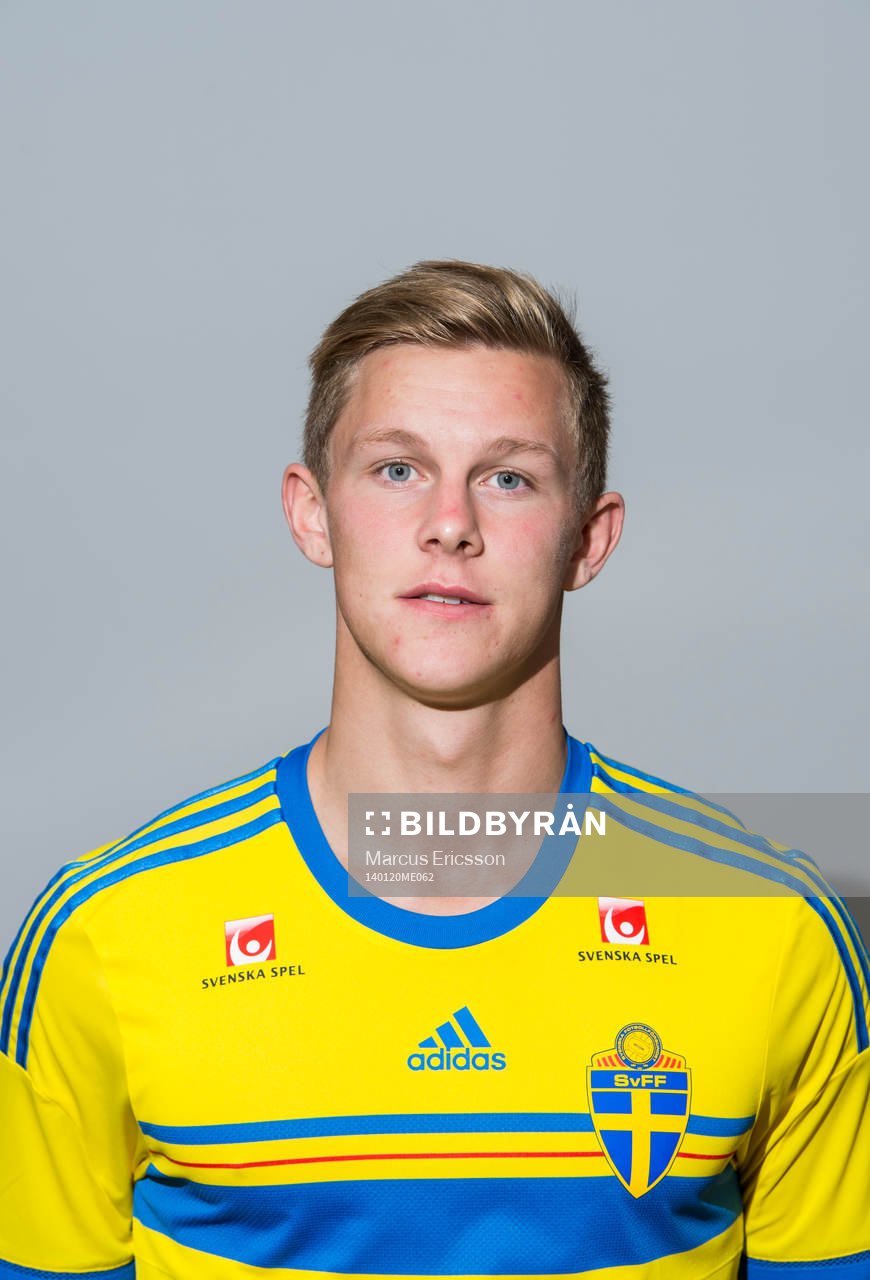Porträtt på Sveriges Emil Krafth