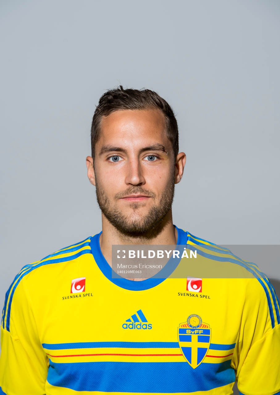 Porträtt på Sveriges Niklas Backman
