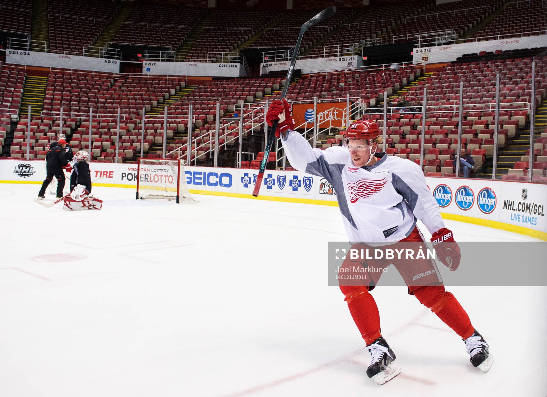 Daniel Alfredsson jublar