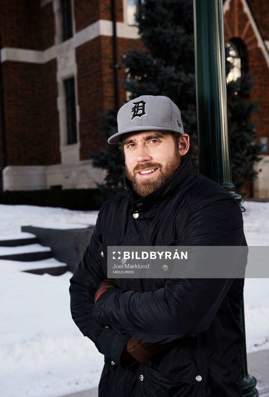 Ishockeyspelaren Henrik Zetterberg, som spelar i NHL-laget