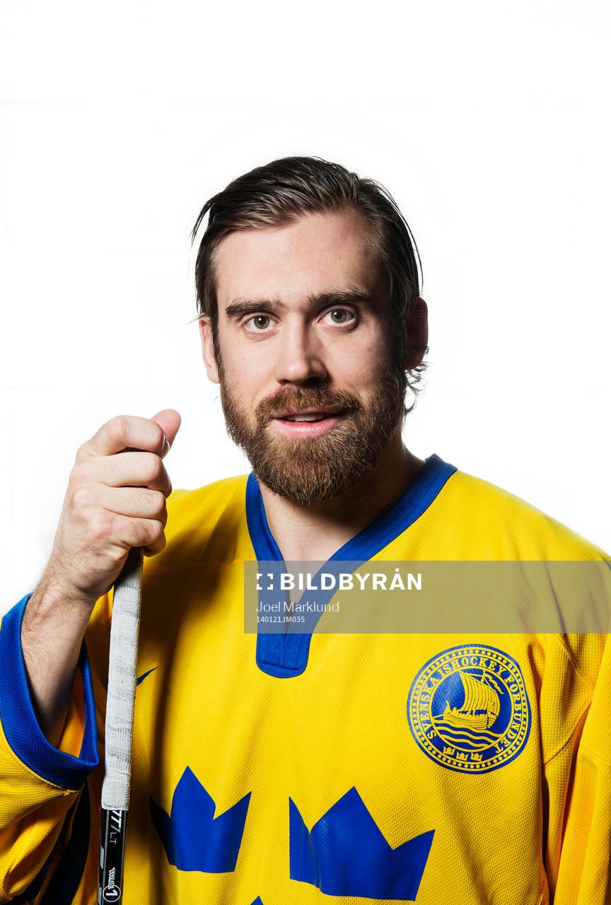 Ishockeyspelaren Henrik Zetterberg, som spelar för