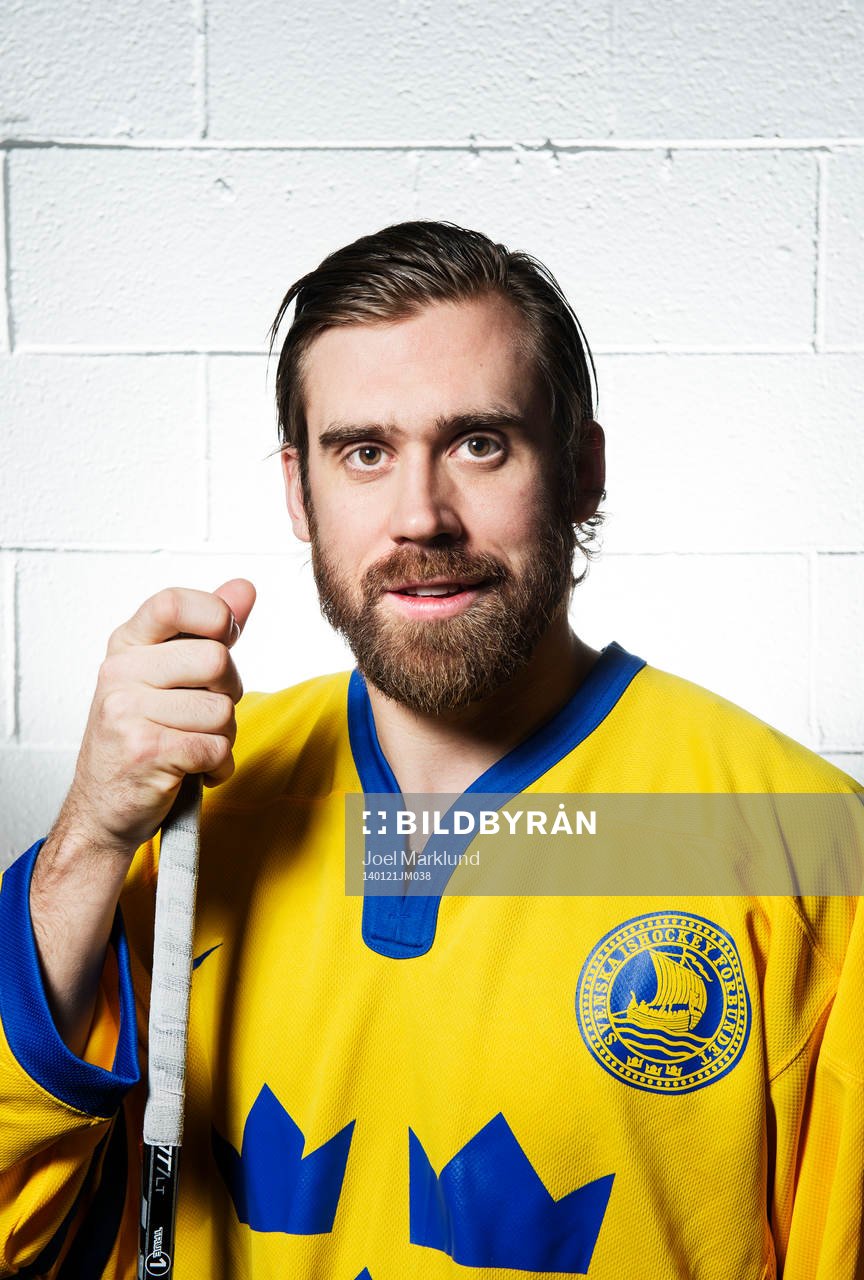 Ishockeyspelaren Henrik Zetterberg, som spelar för