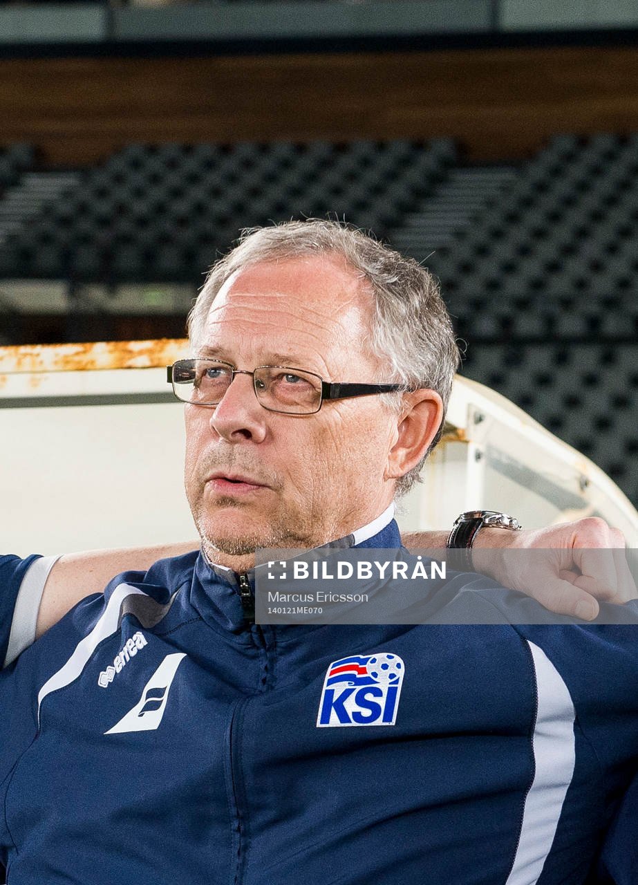 Islands förbundskapten Lars Lagerbäck