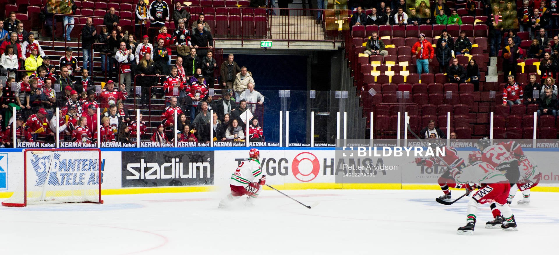 Malmö Redhawks Magnus Häggström gör sitt första mål