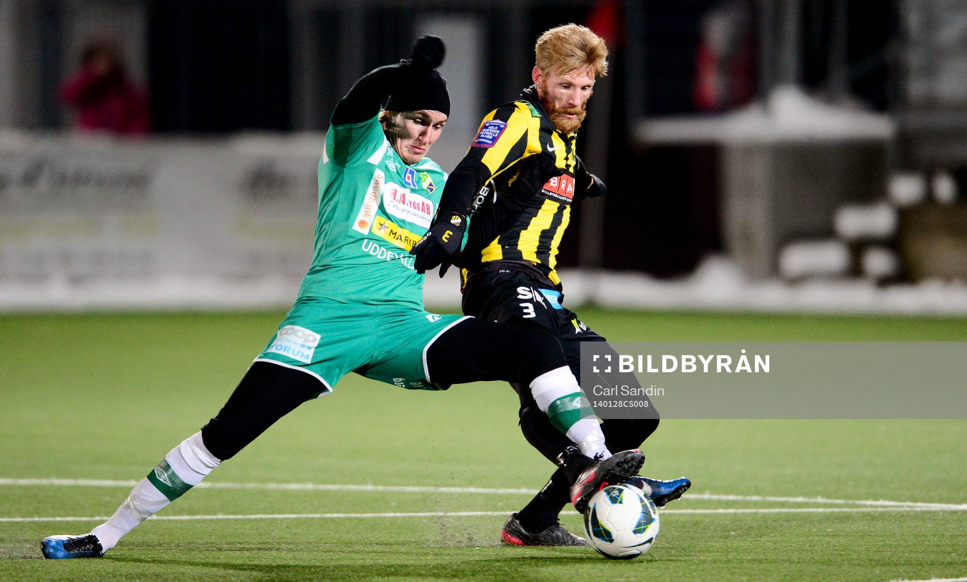 Ljungskiles David Johannesson och Häckens Fredrik Björck