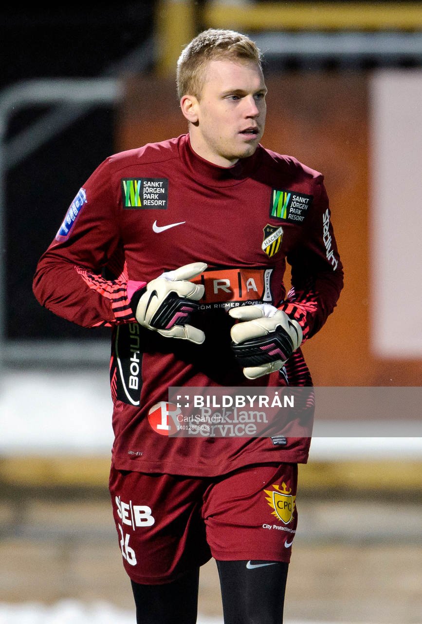 Häckens målvakt Peter Abrahamsson