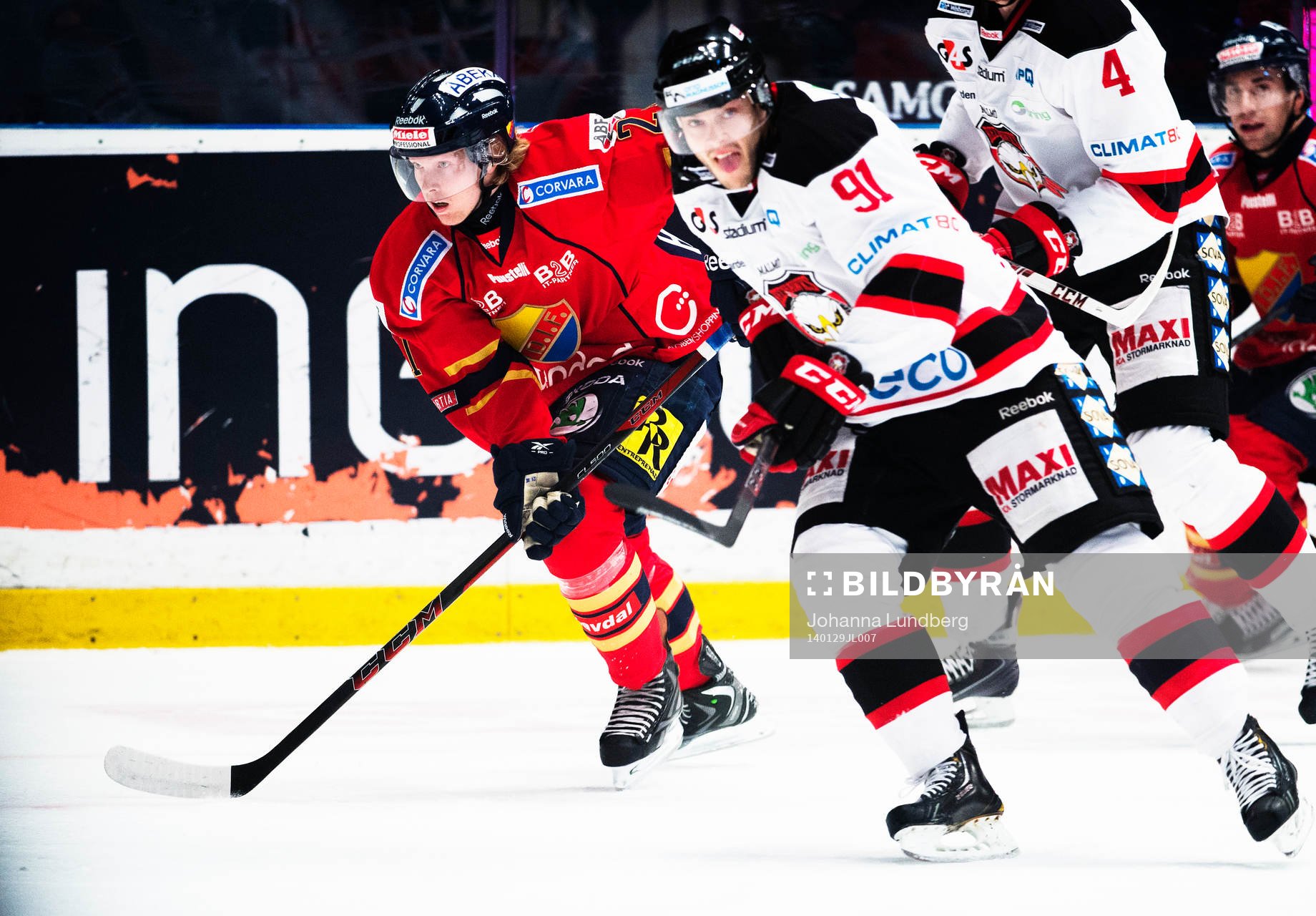 Djurgårdens Nicklas Heinerö  och Malmös Björn Svensson