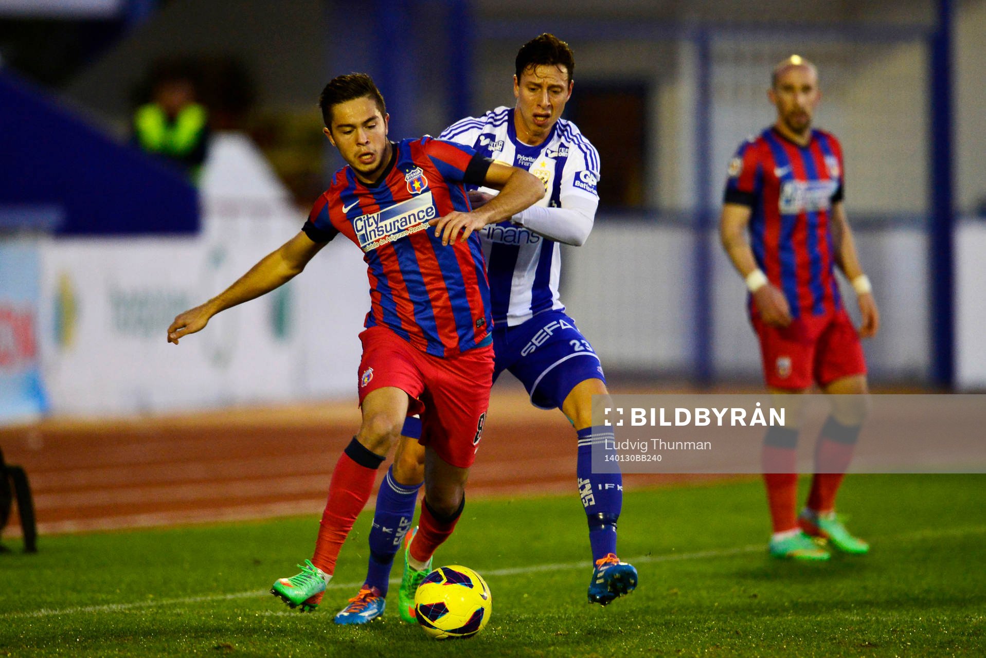 IFK Göteborgs Martin Smedberg Dalence och Steaua Bucarest