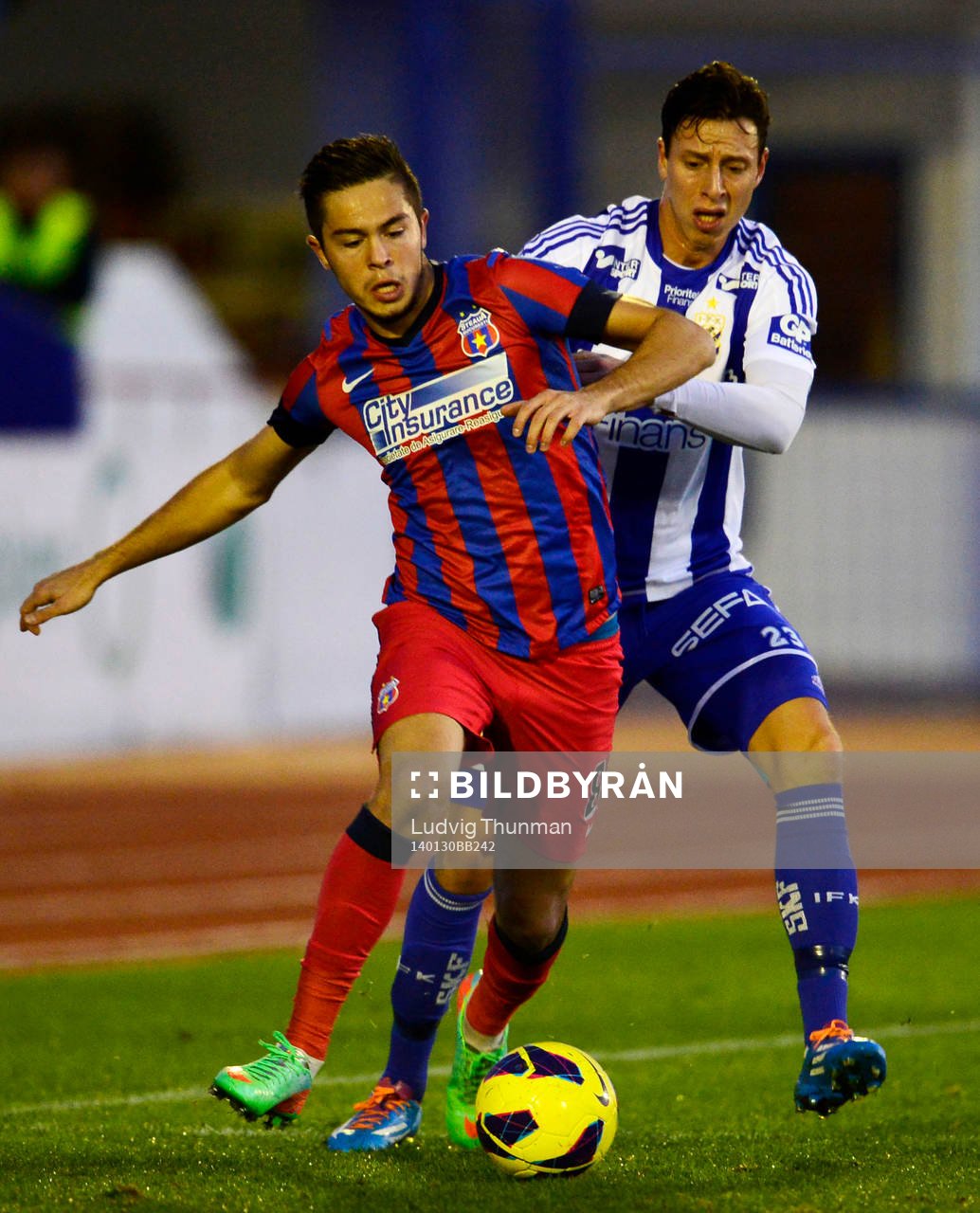 IFK Göteborgs Martin Smedberg Dalence och Steaua Bucarest