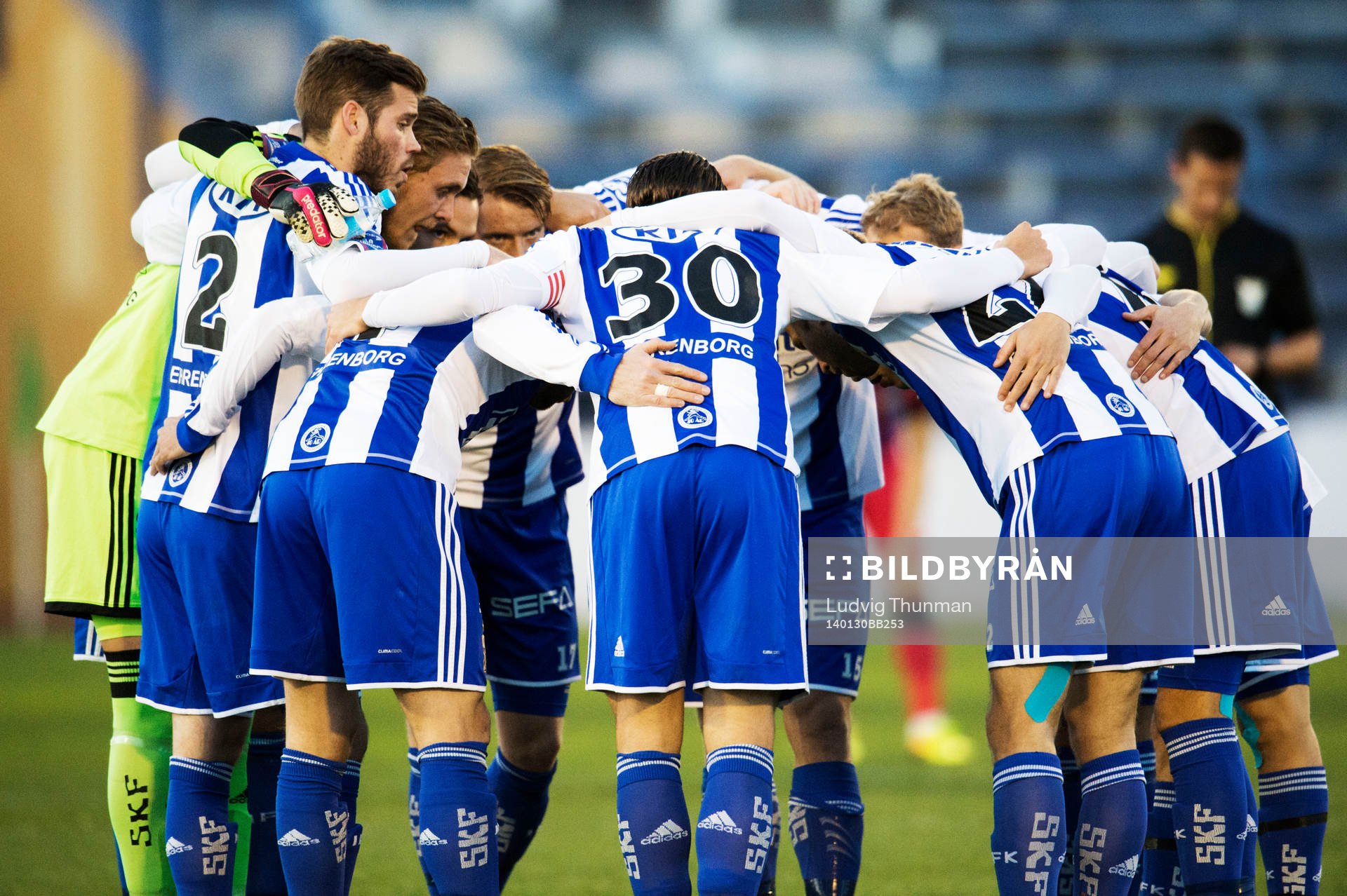 IFK Göteborg innan träningsmatchen mellan Steaua Bucarest