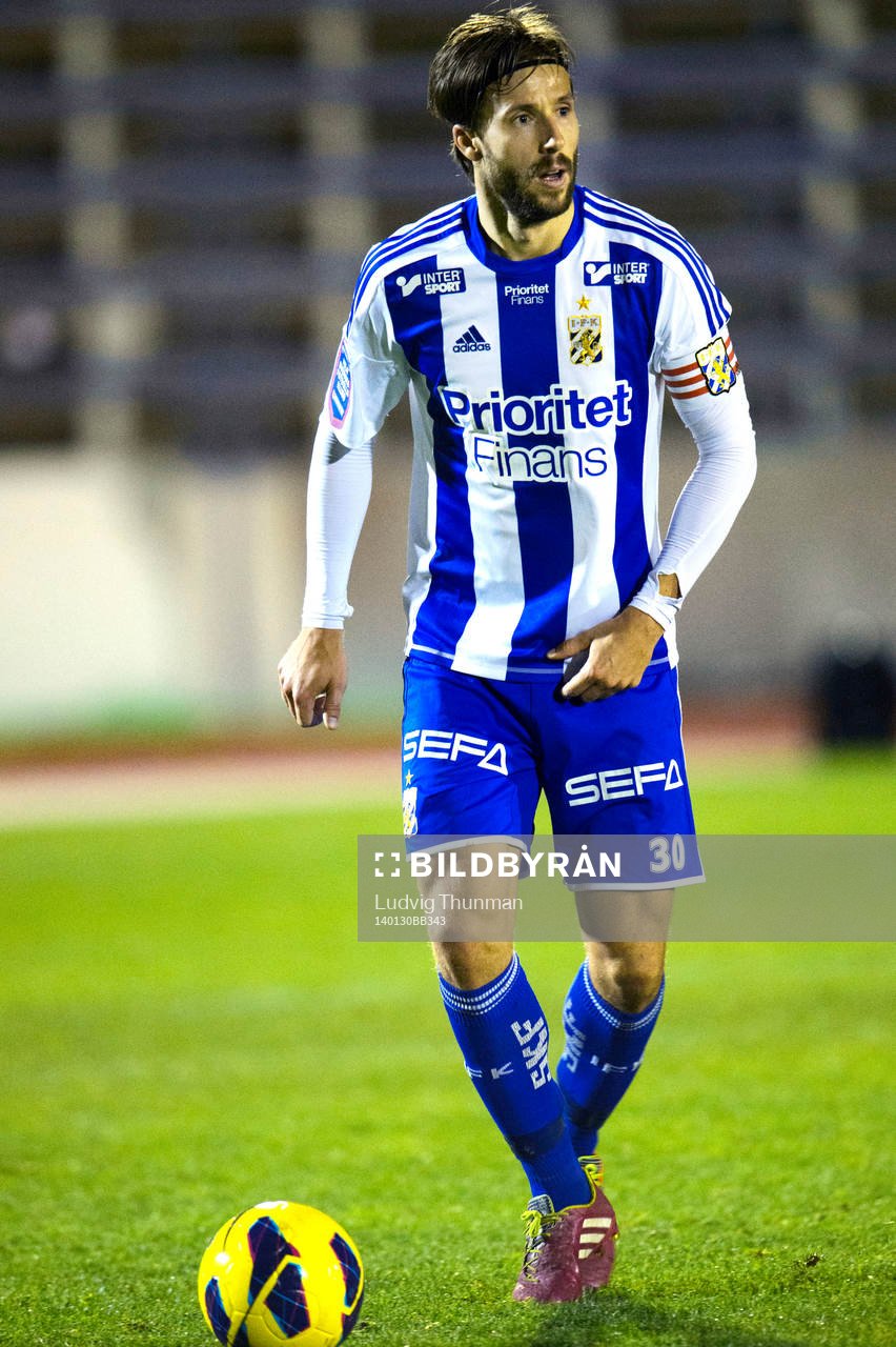 IFK Göteborgs Mattias Bjärsmyrunder träningsmatchen