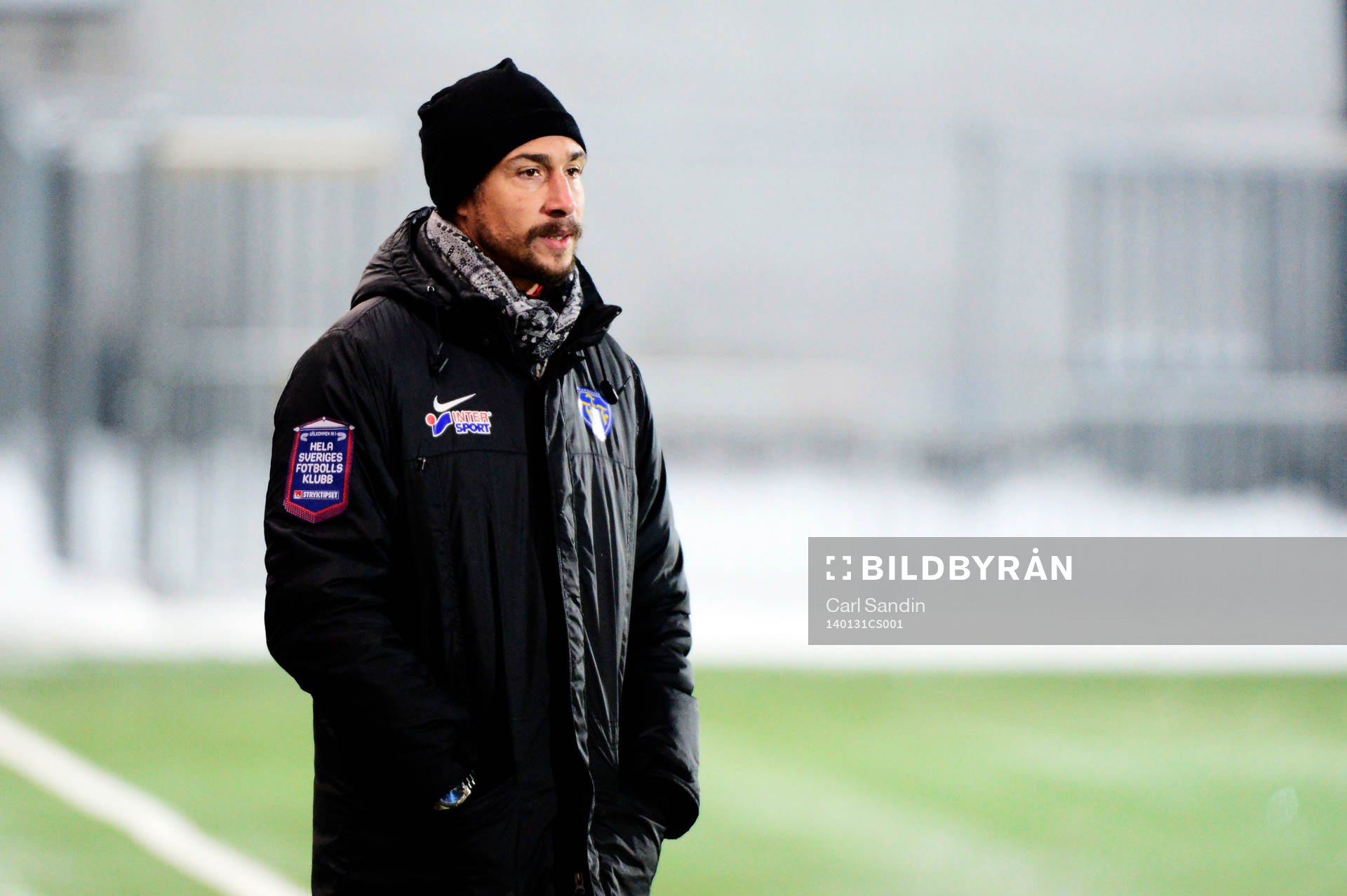 Falkenbergs tränare Henrik Larsson