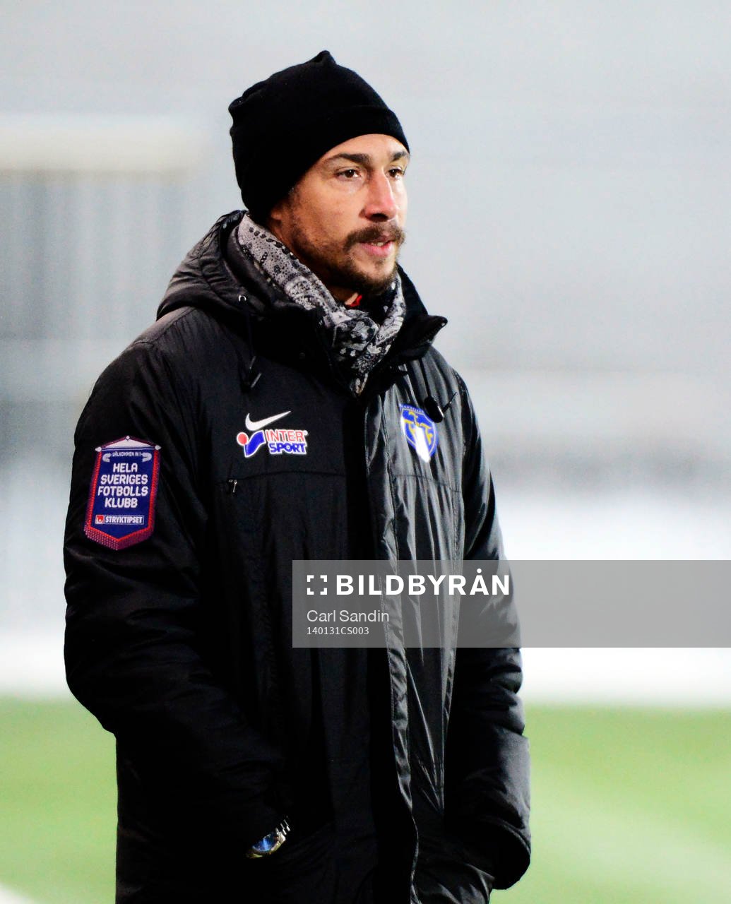 Falkenbergs tränare Henrik Larsson