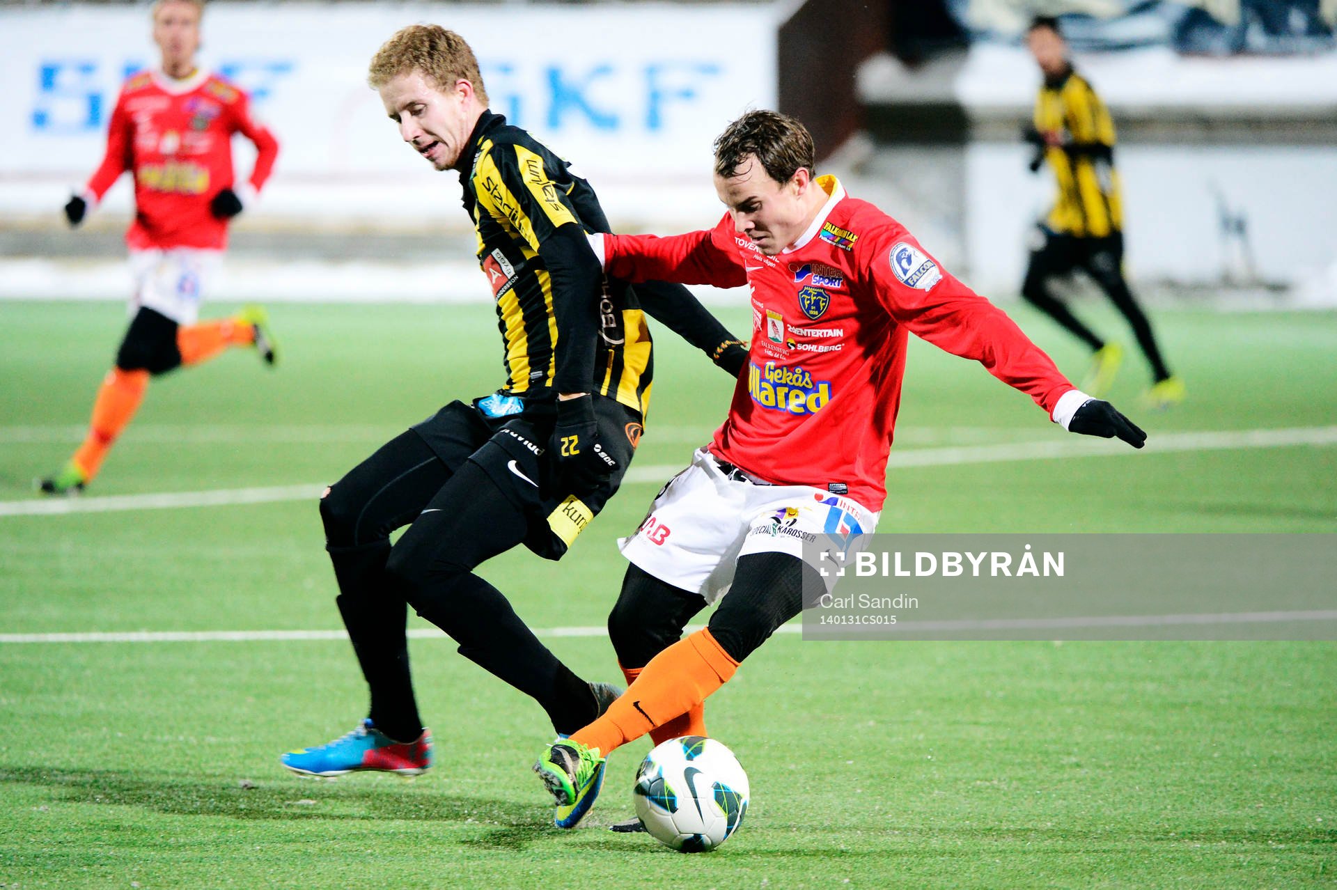 Häckens Samuel Gustafson och Falkenbergs Calle Wede
