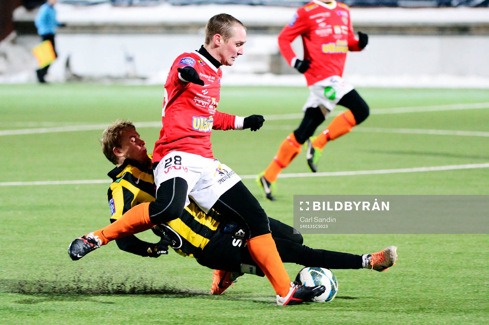 Häckens Oscar Lewicki och Falkenbergs Christoffer Carlsson