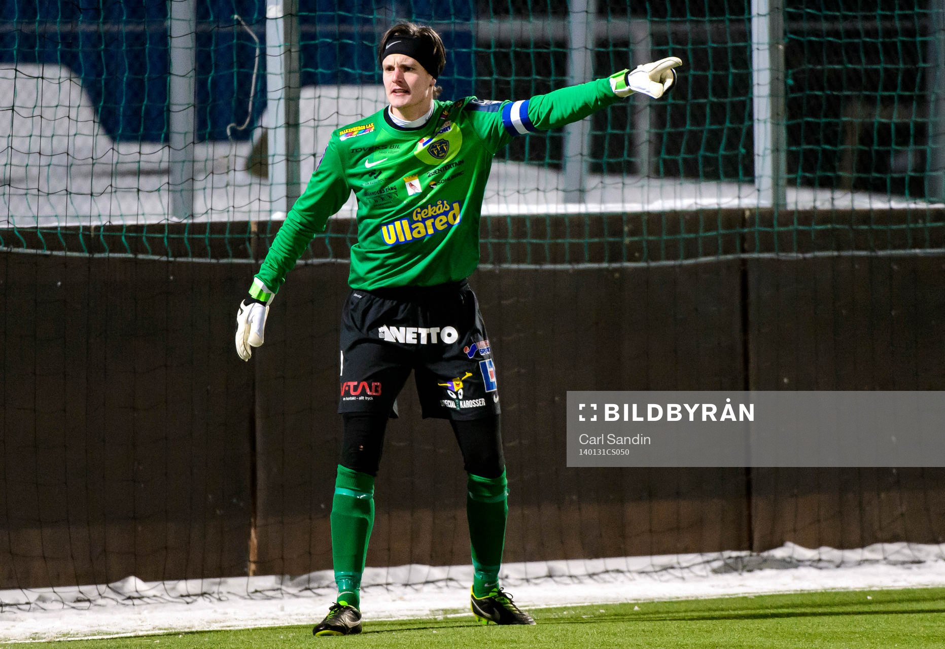 Falkenbergs målvakt Otto Martler