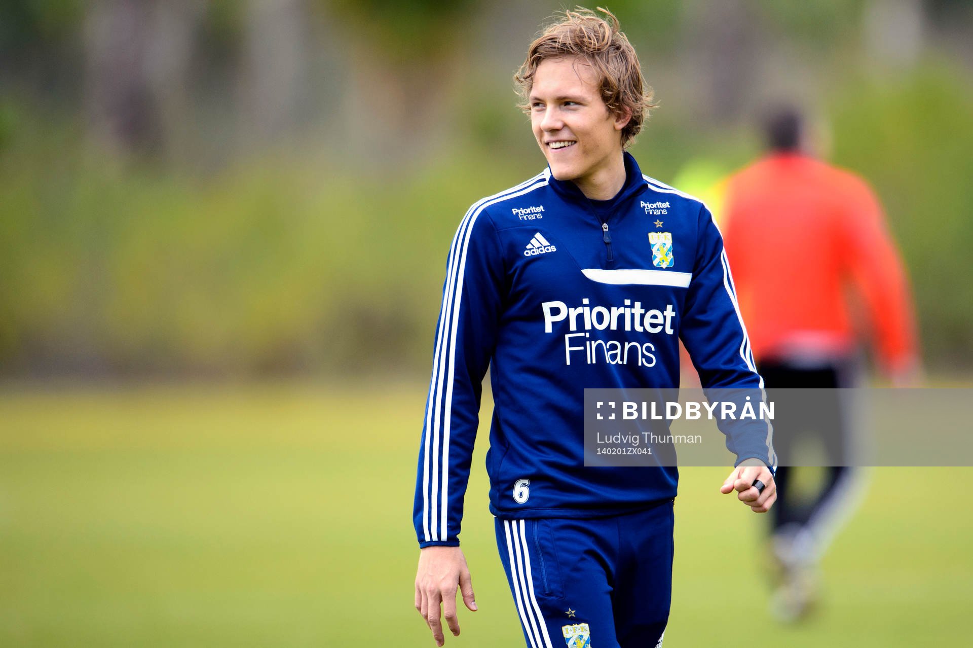 IFK Göteborgs Ludwig Augustinsson under en träning den 01 februari 2014 i Almenara, Spanien. 