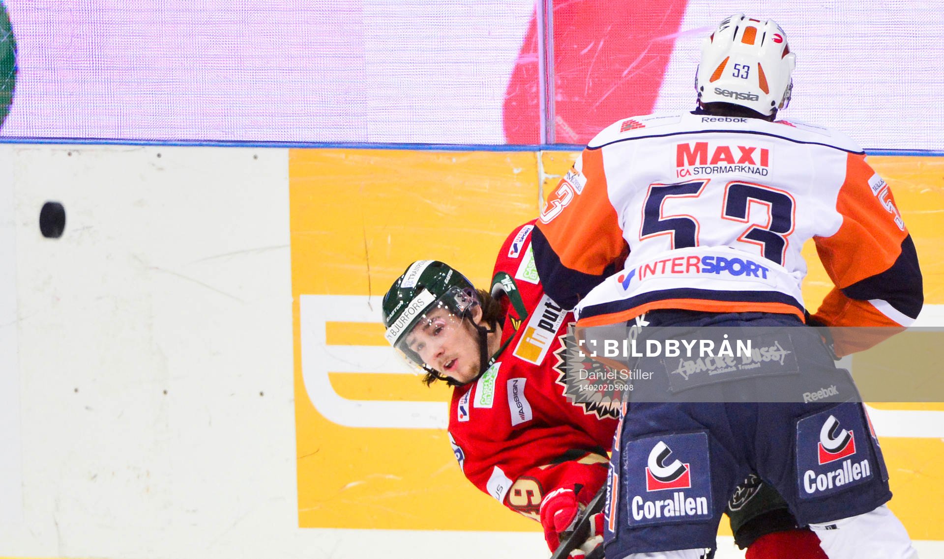 Frölundas Sebastian Collberg och Växjös Eddie Larsson