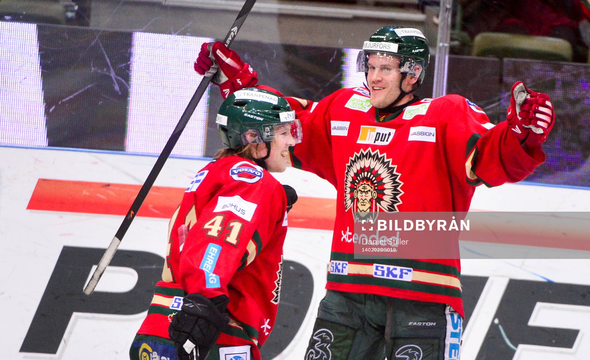 Frölundas Magnus Kahnberg jublar