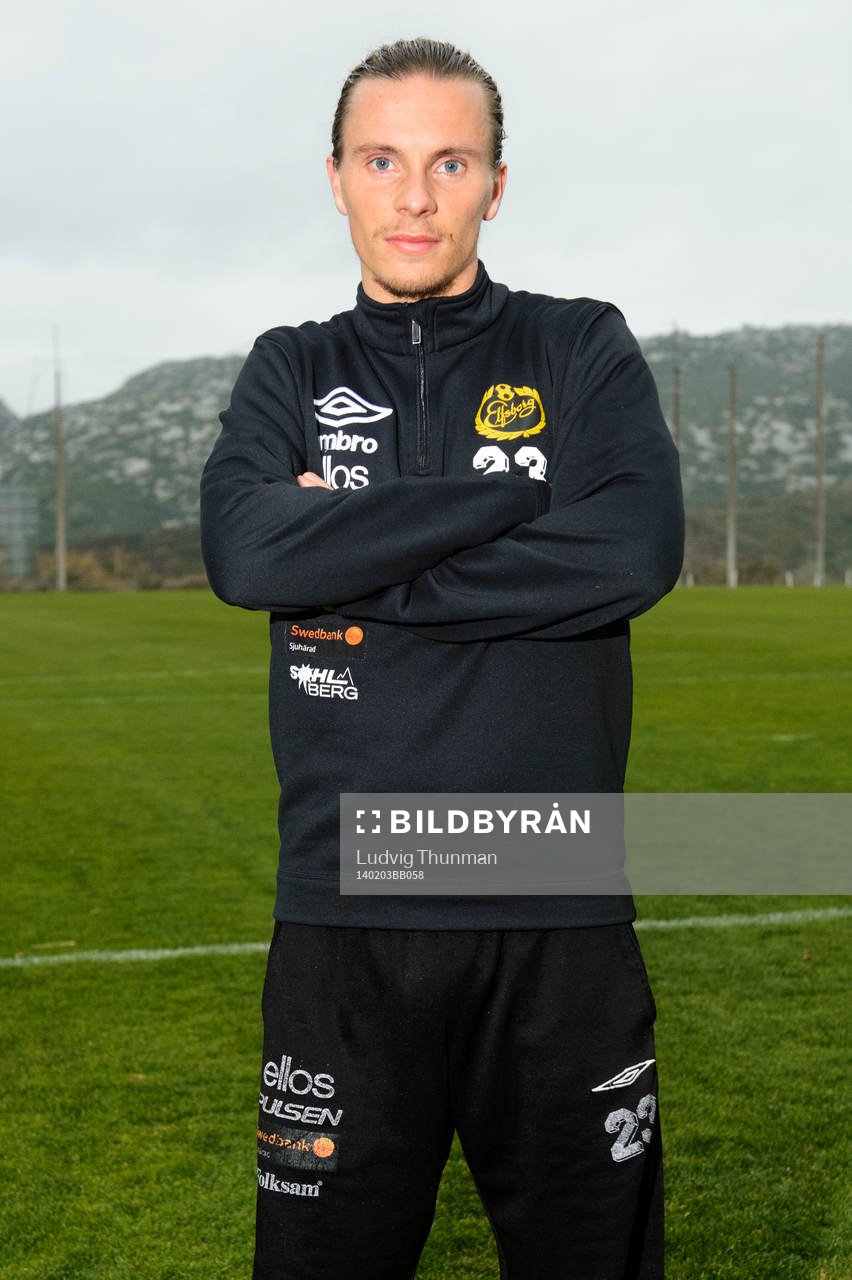 Elfsborgs Niklas Hult porträtteras