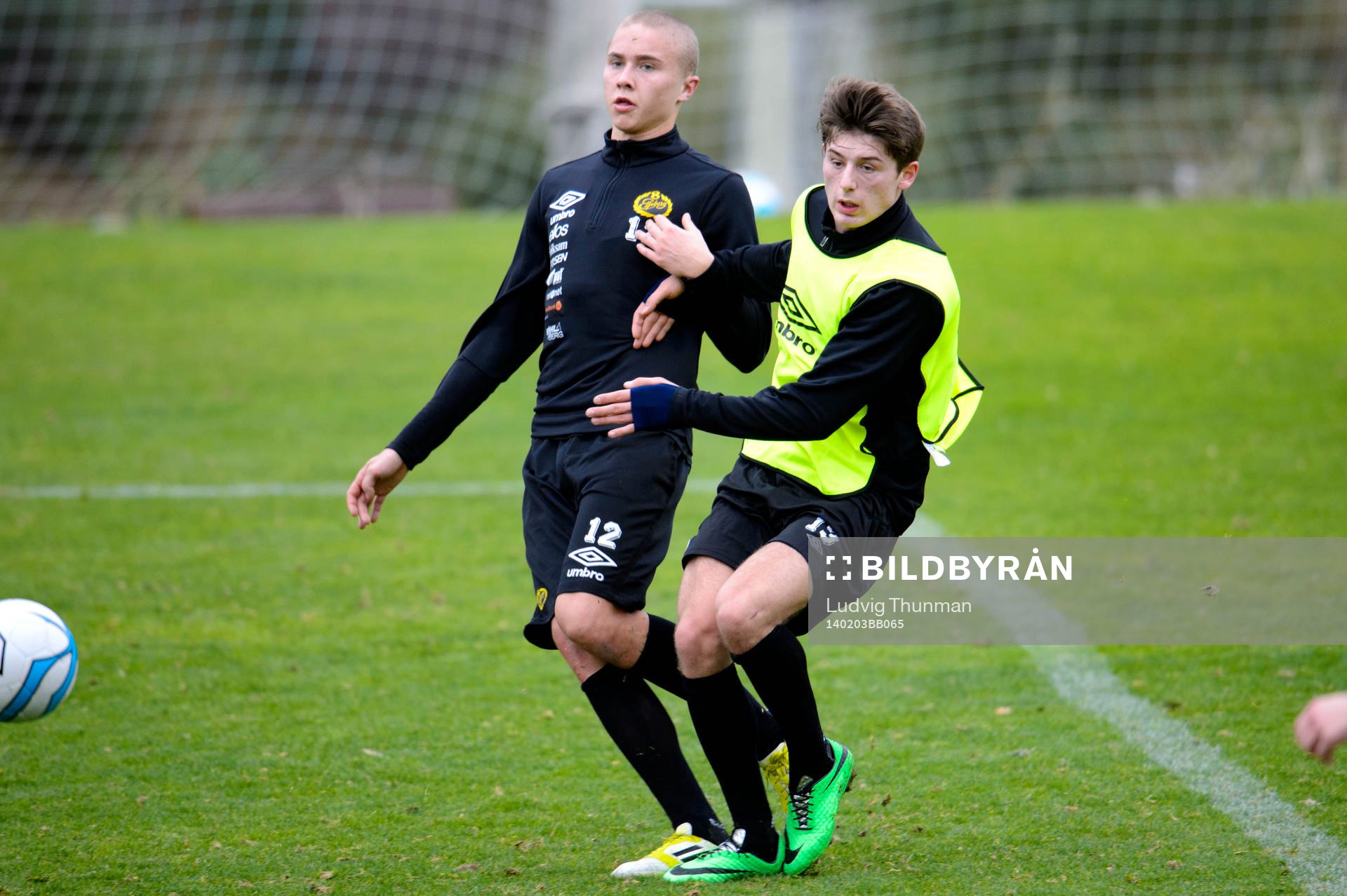 Elfsborgs Sebastian Holmén och Arber Zeneli