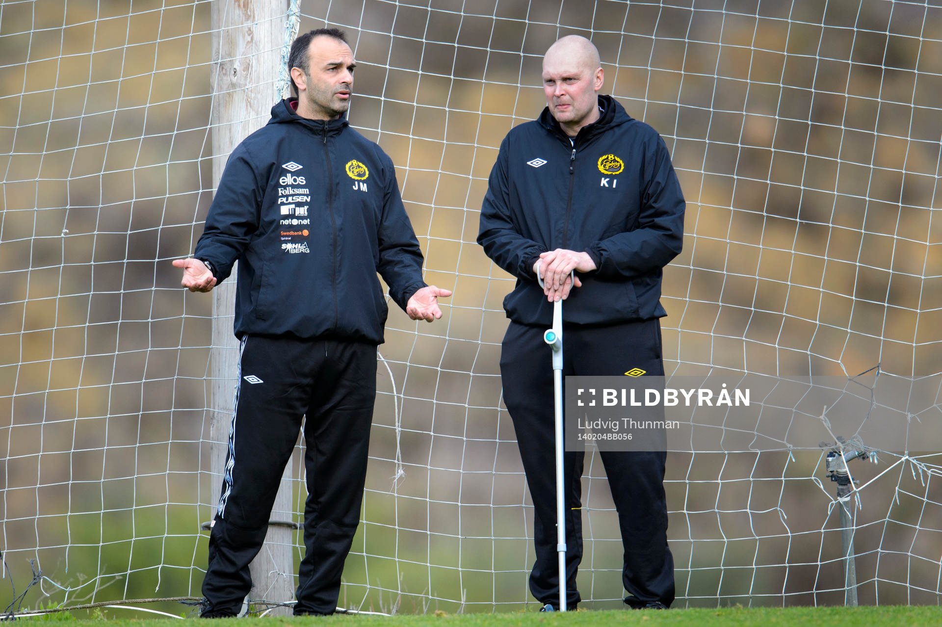 Elfsborgs tränare Jan Mian och manager Klas Ingesson