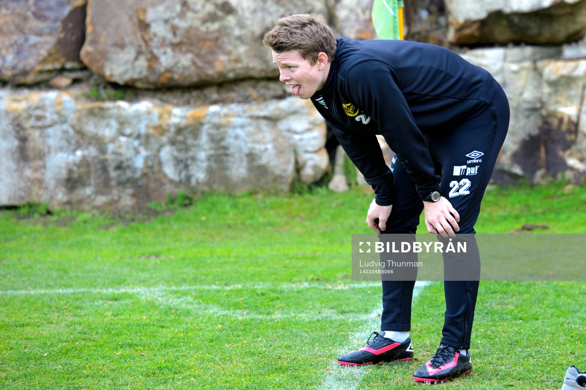 Elfsborgs Anton Lans pustar ut