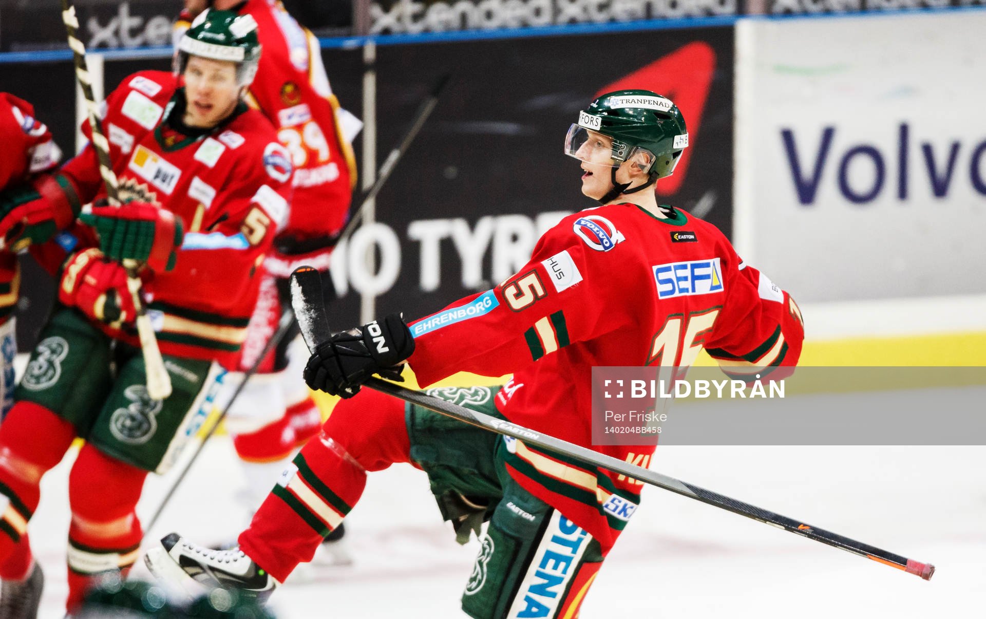 Frölundas John Klingberg jublar