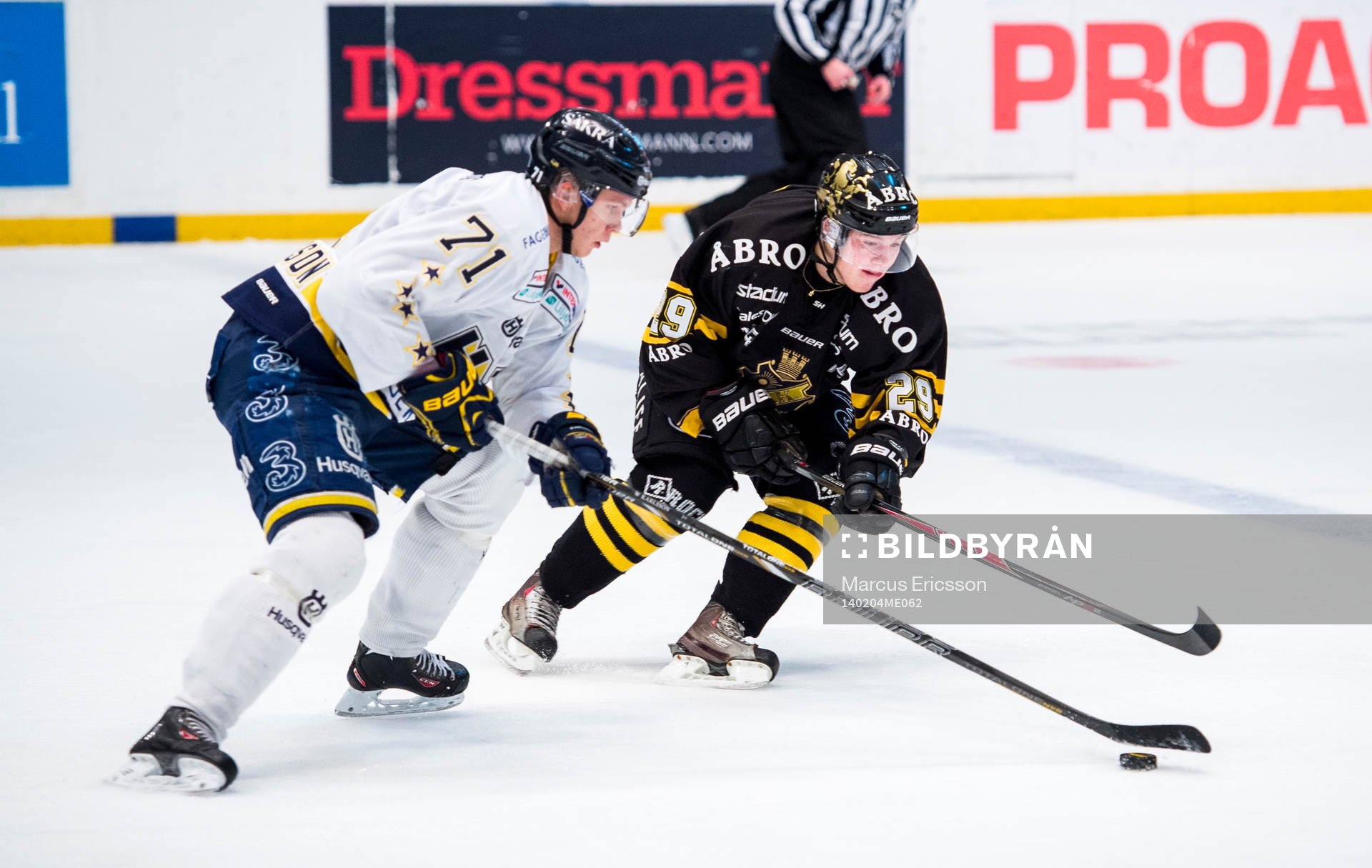 s William Karlsson och AIK:s Henrik Rommel
