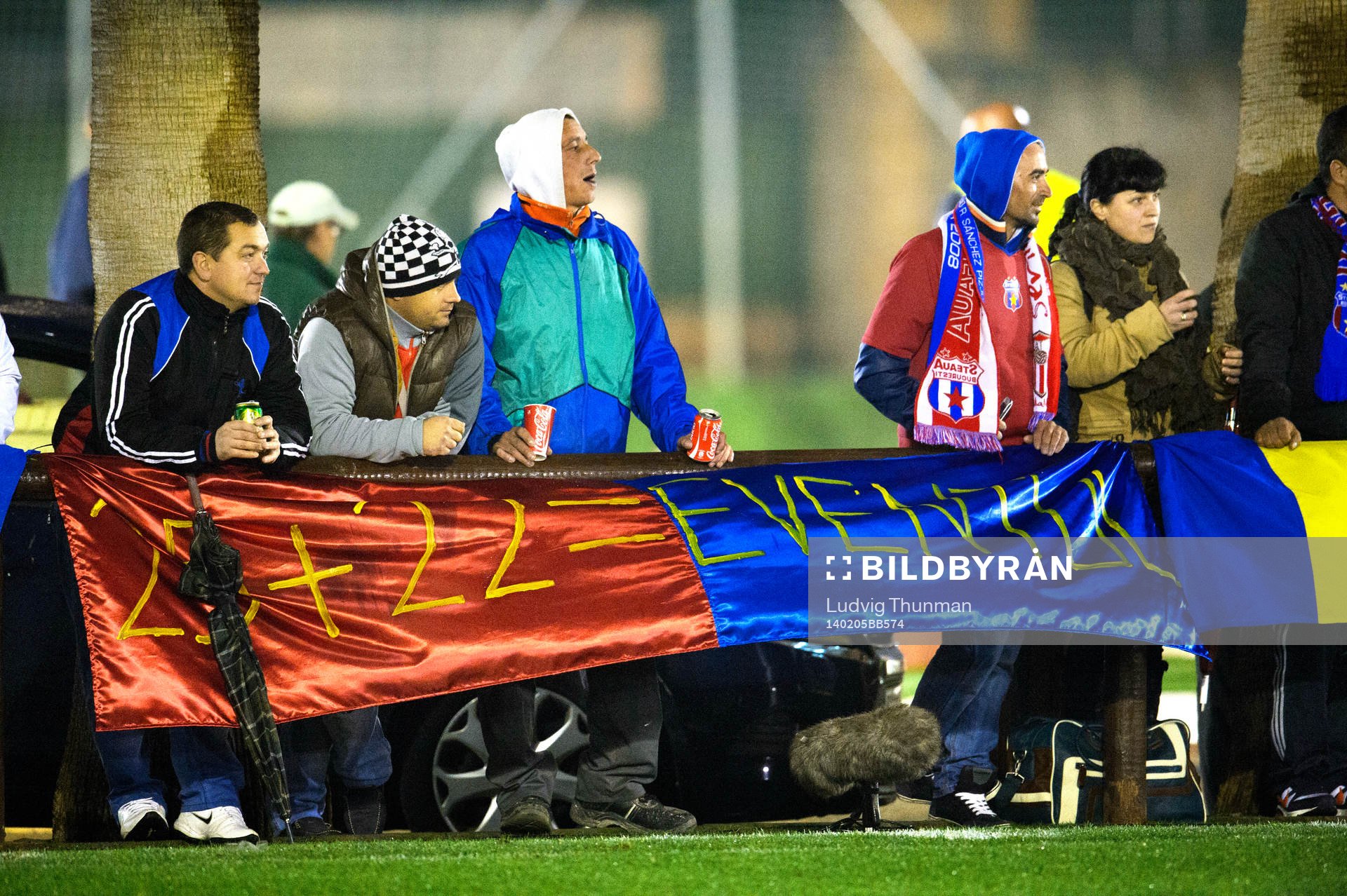 Steaua Bucarest supportrar