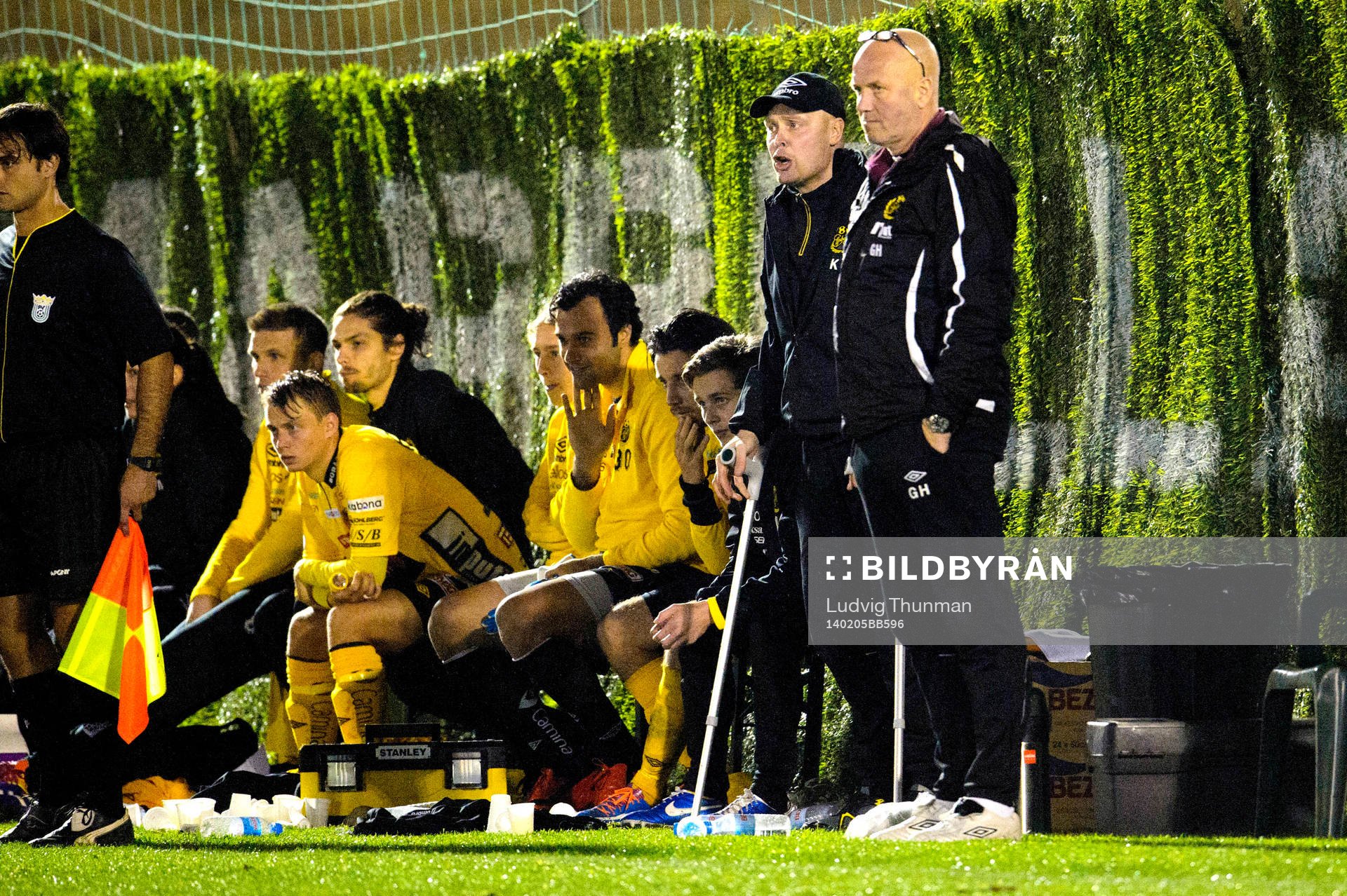 Elfsborgs manager Klas Ingesson på bänken
