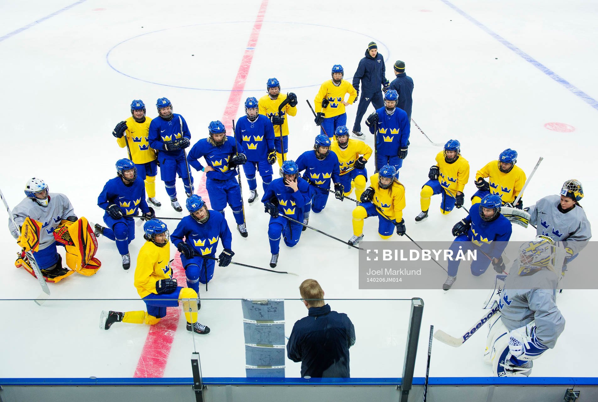 Sveriges spelare är samlade för en genomgång