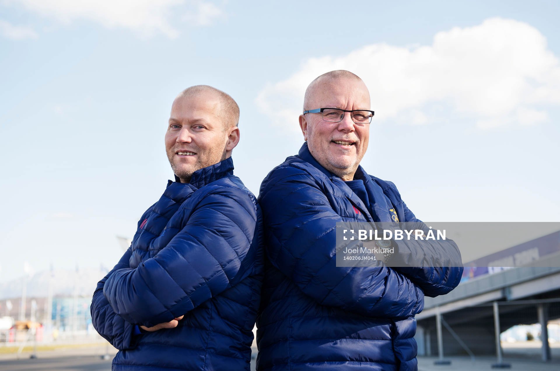 Damkronornas förbundskapten Niclas Högberg och