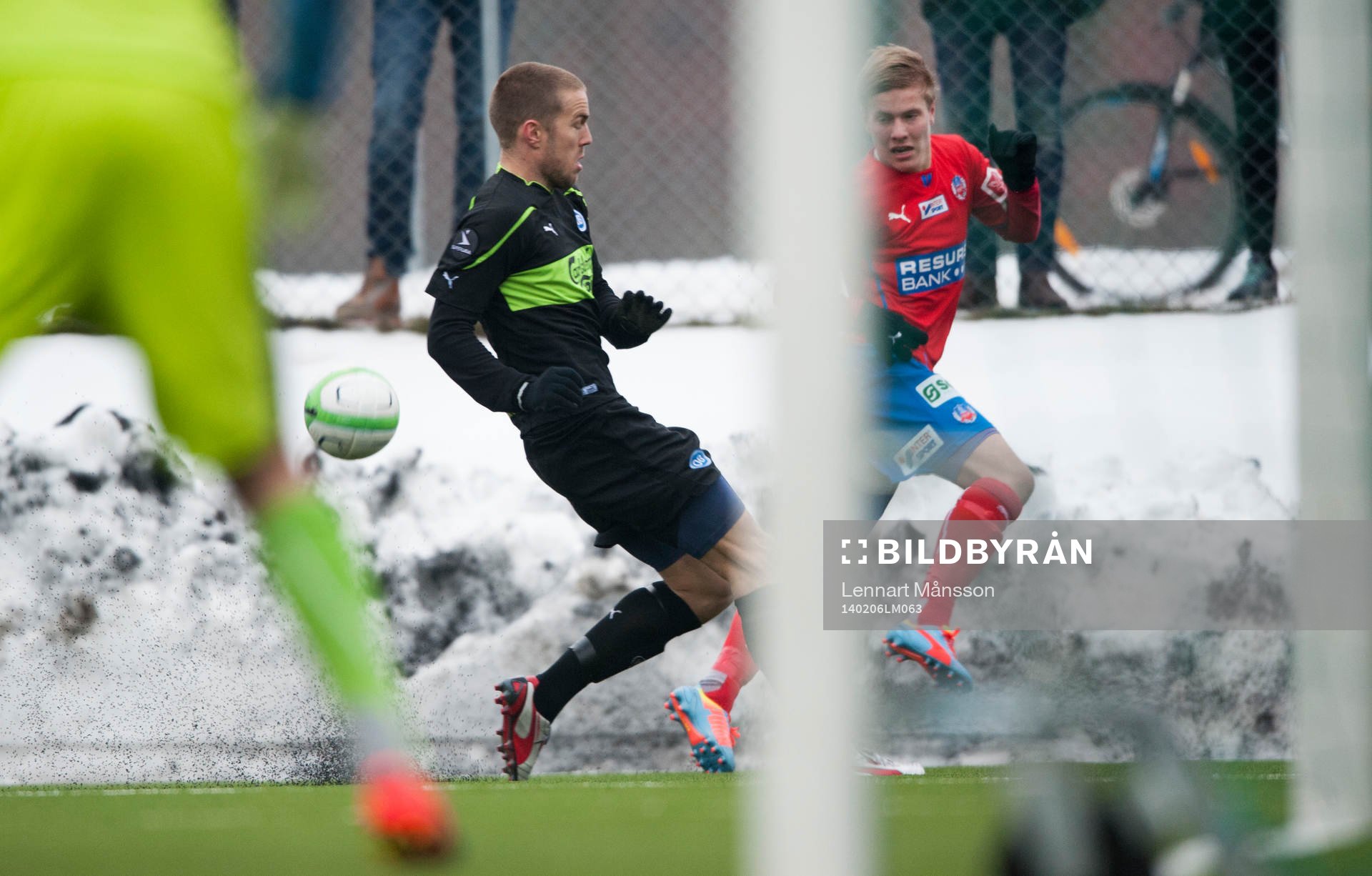 Helsingborgs Jere Uroneni träningsmatchen mellan