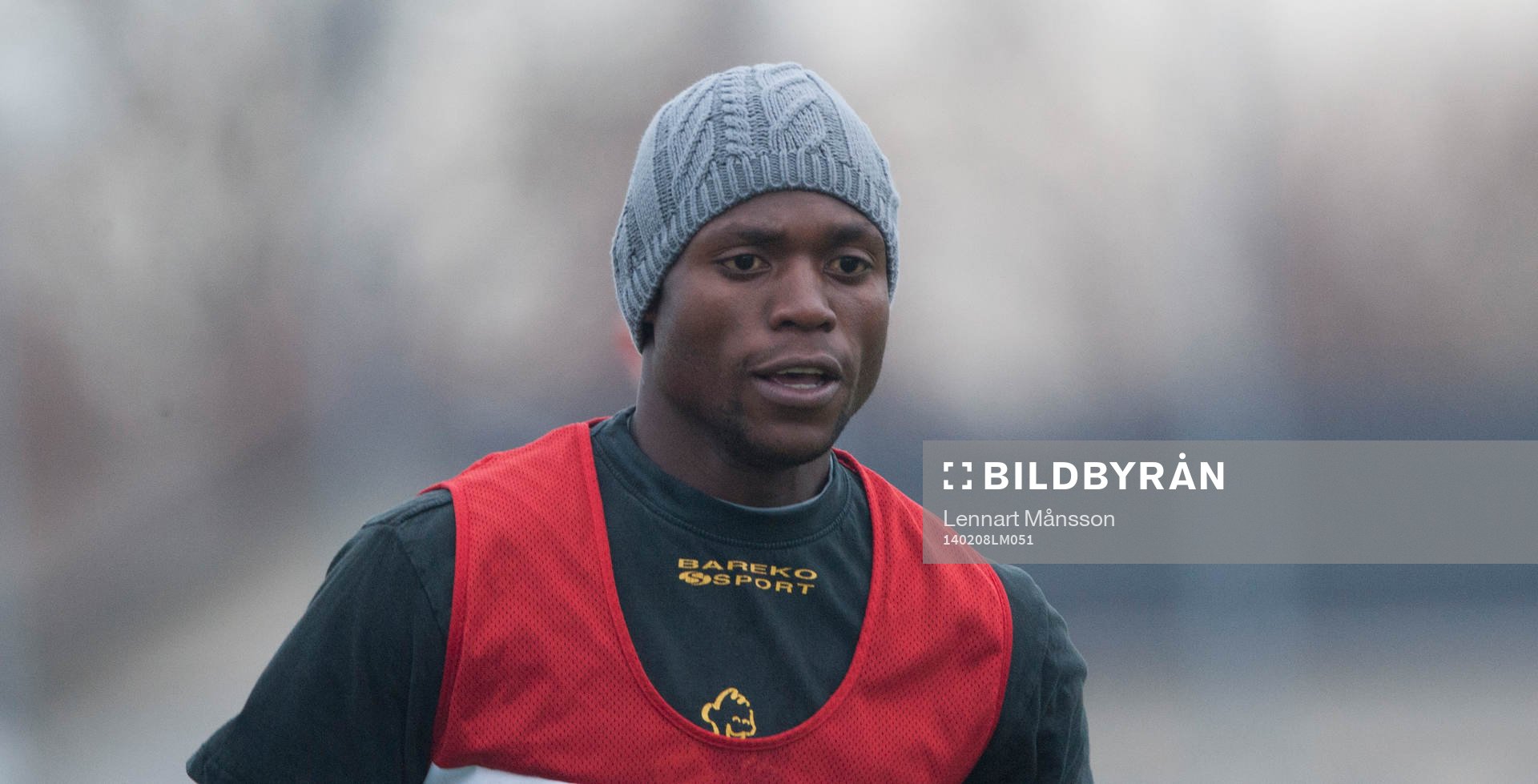 Bornwell Mwape från Zambia tränade med IFK Hässleholms