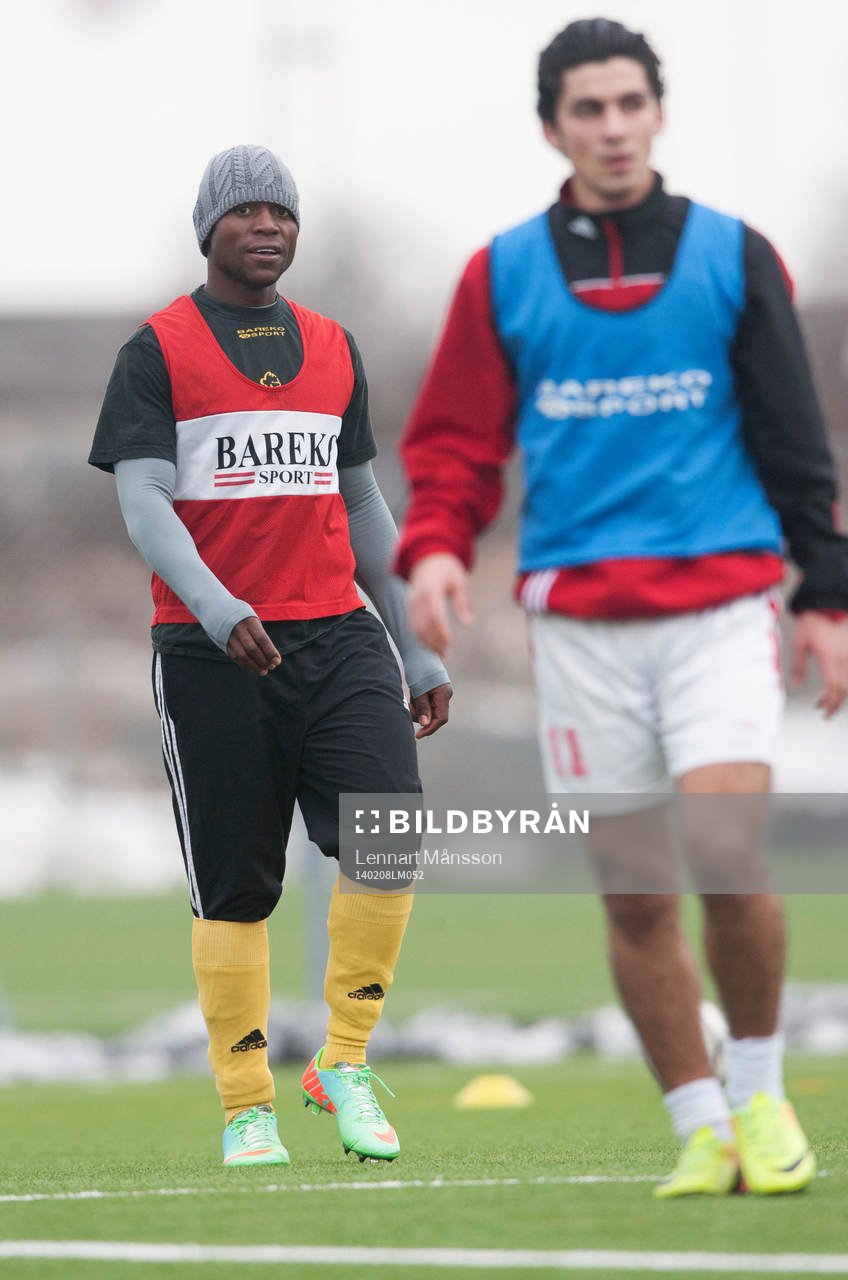 Bornwell Mwape från Zambia tränade med IFK Hässleholms