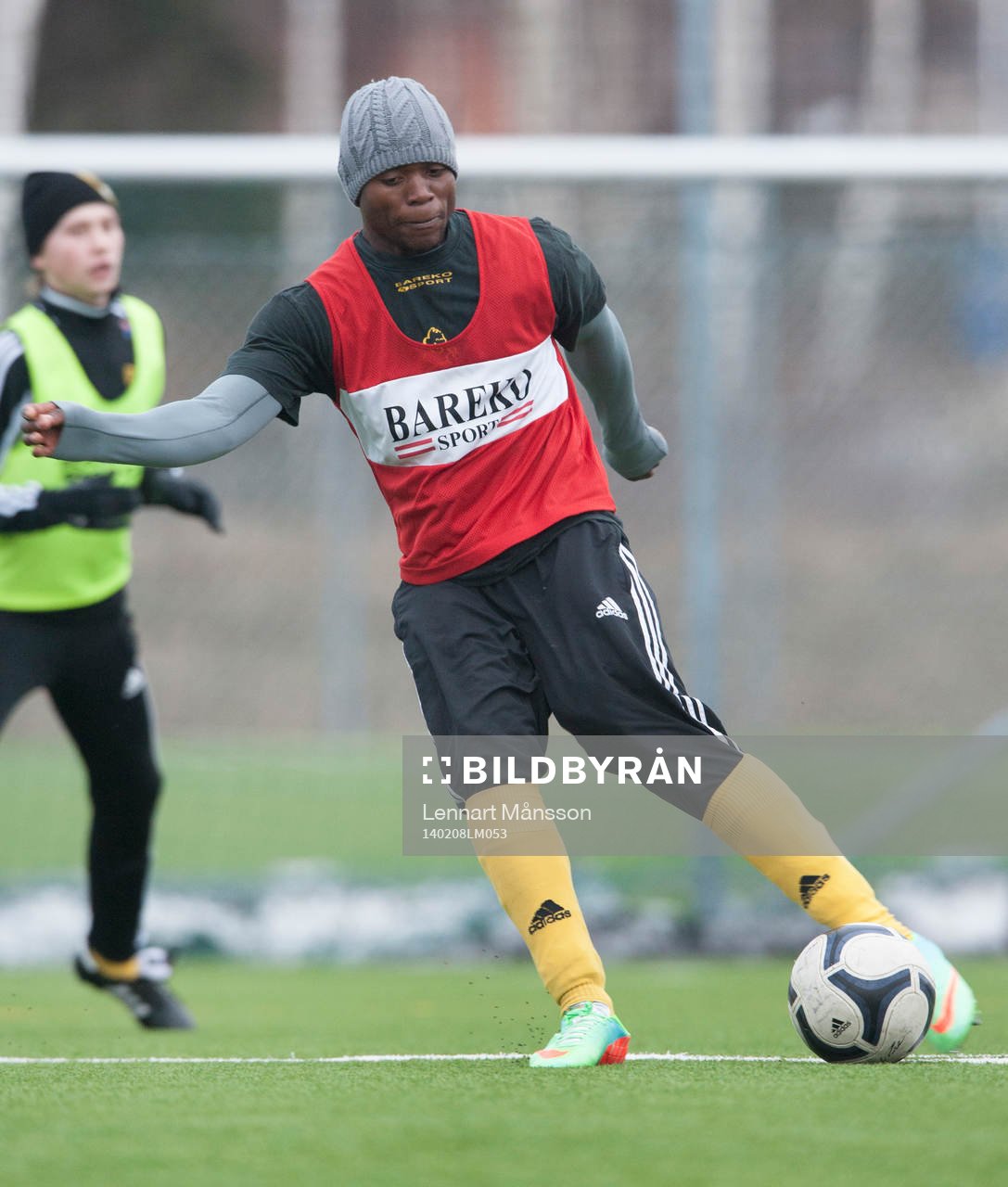 Bornwell Mwape från Zambia tränade med IFK Hässleholms