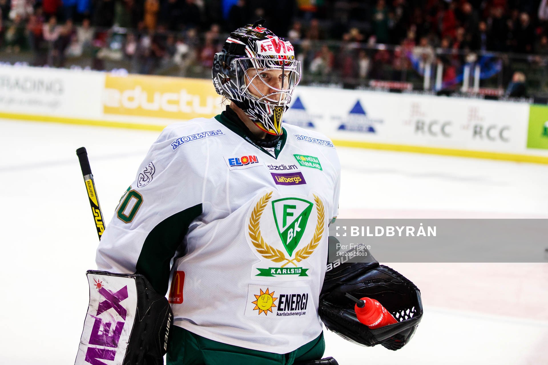 Färjestads målvakt Pekka Tuokkola