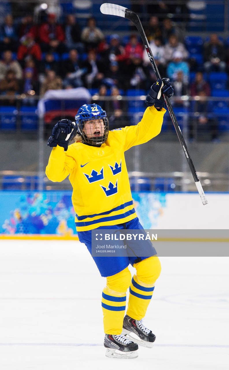 Sveriges Emma Eliasson jublar