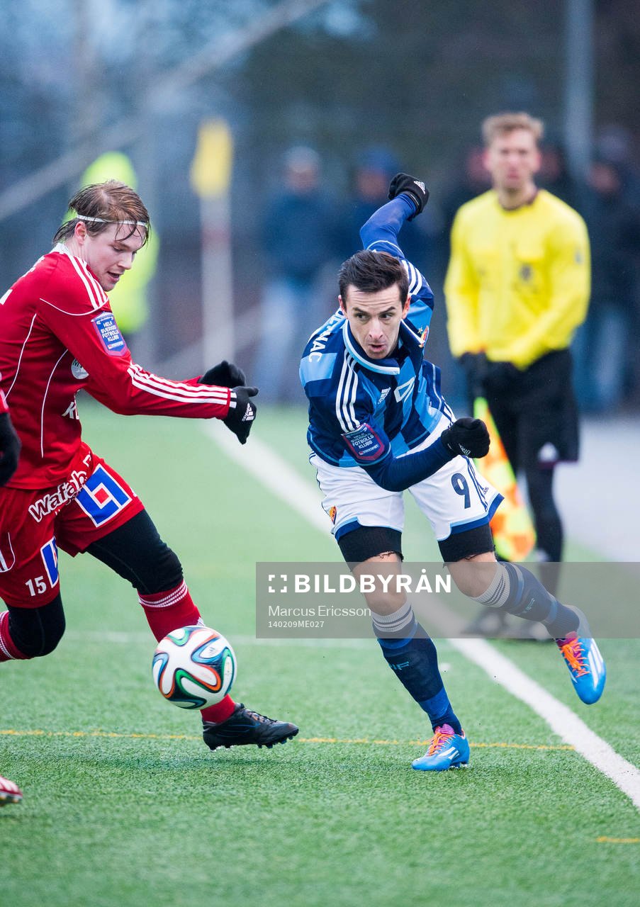 Degerfors Alexander Andersson  och Djurgårdens Haris