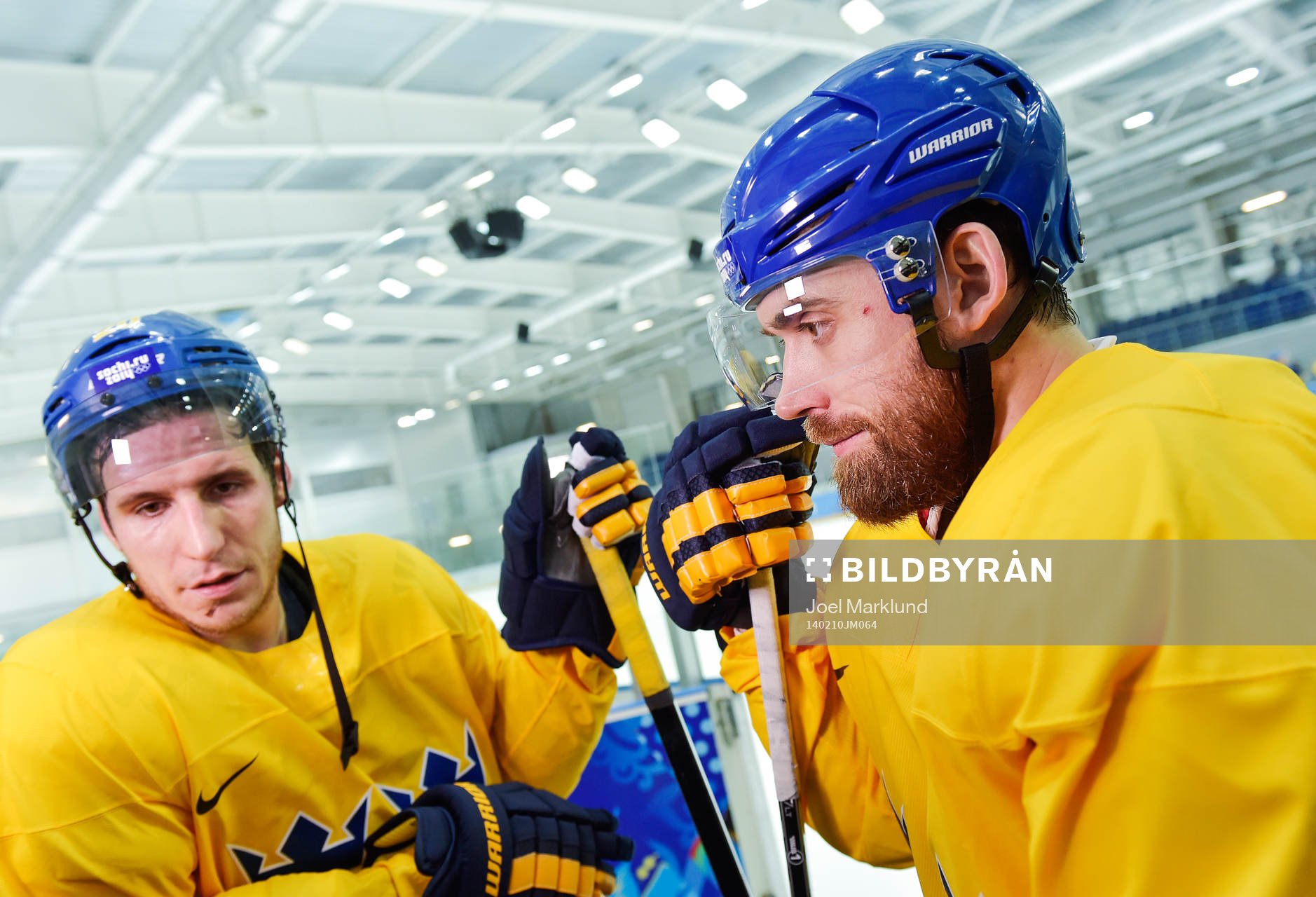 Sveriges Alexander Steen och Henrik Zetterberg